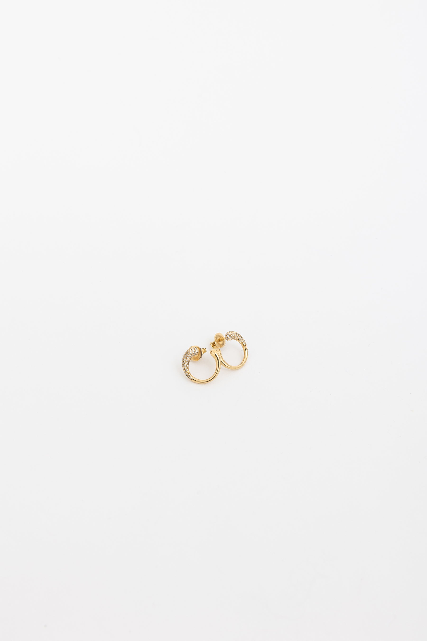 Offspring Diamond Open Stud Earrings