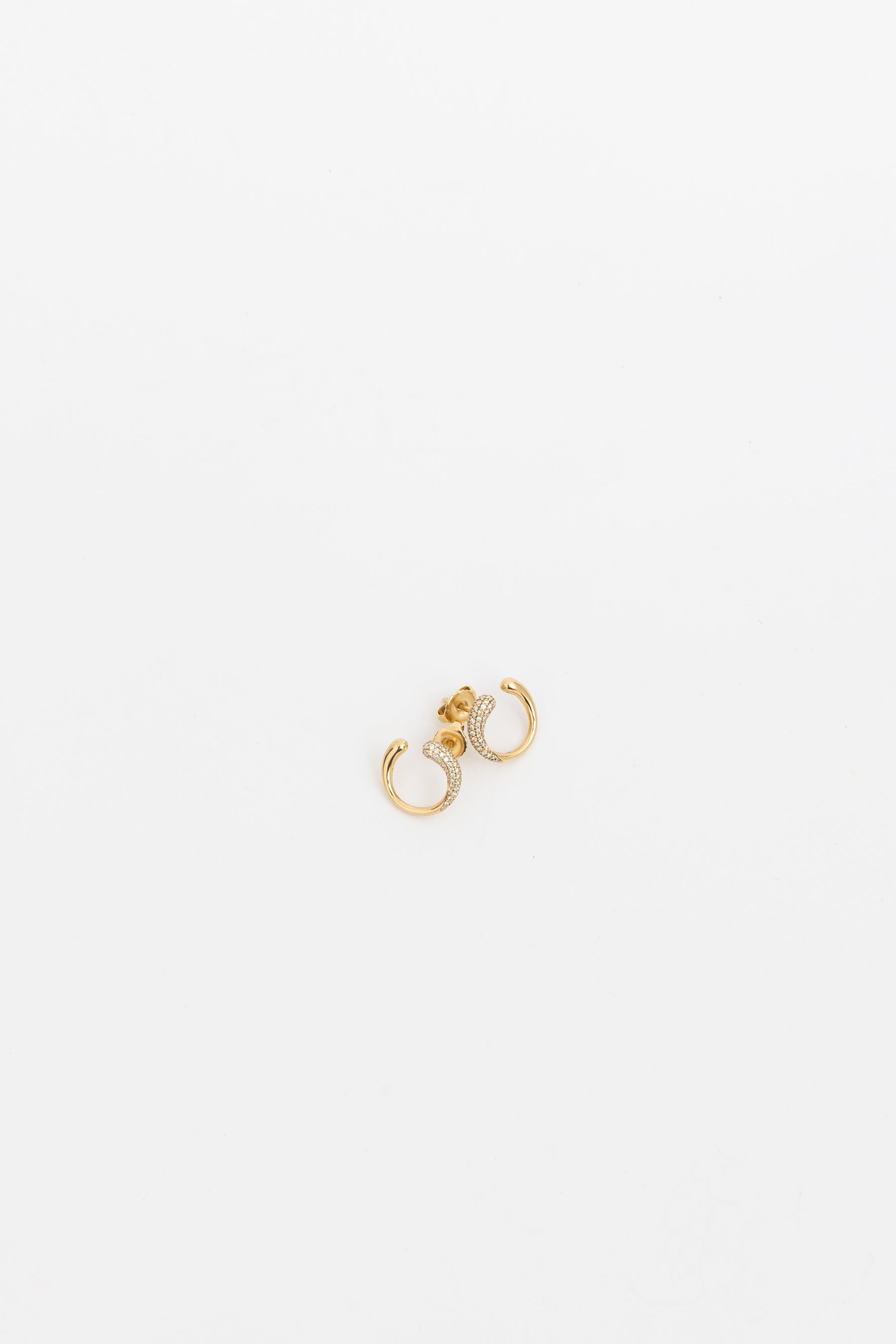 Offspring Diamond Open Stud Earrings