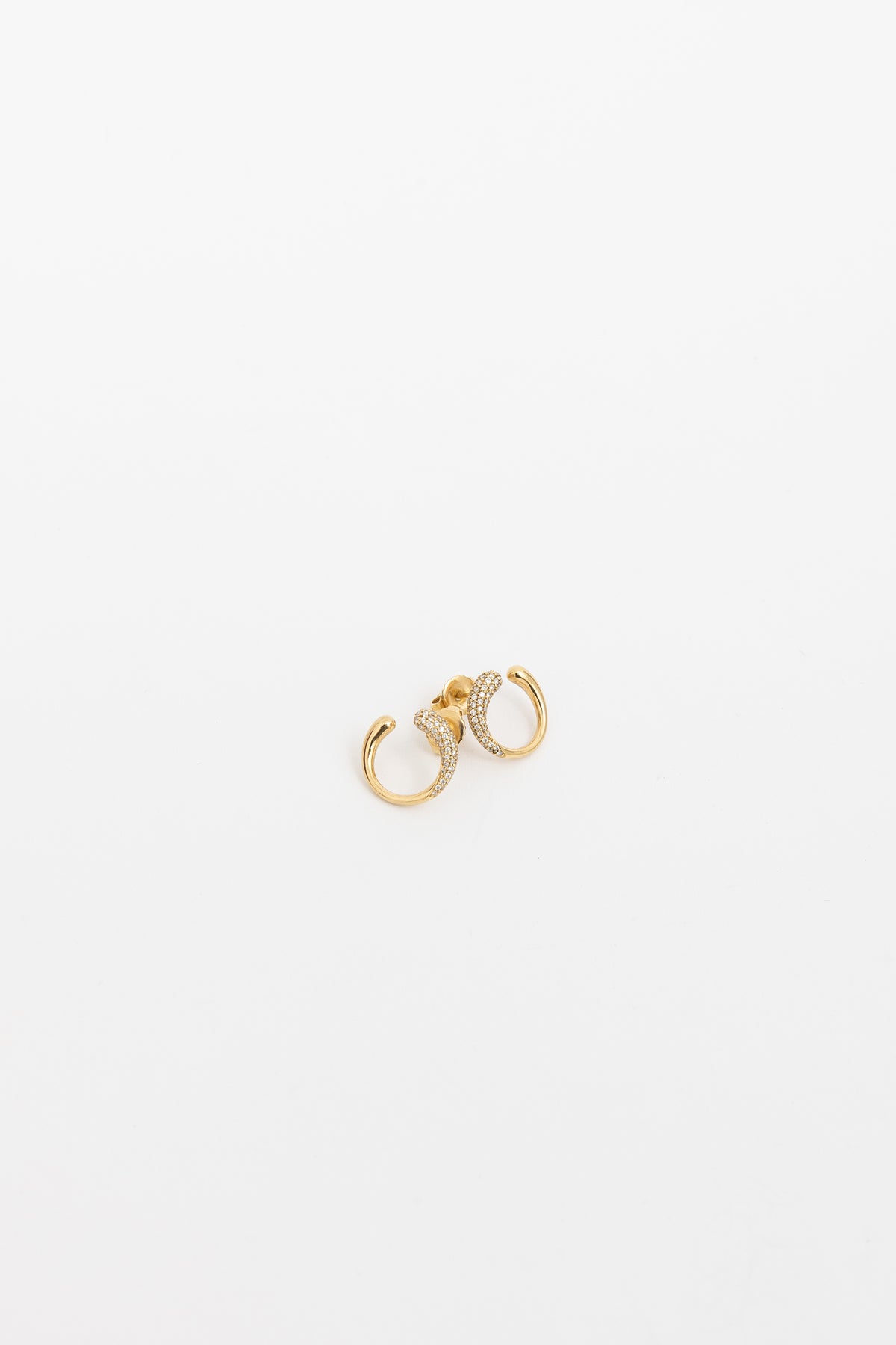 Offspring Diamond Open Stud Earrings