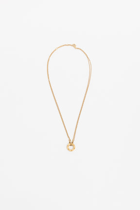 Love Double Chain Diamond Necklace