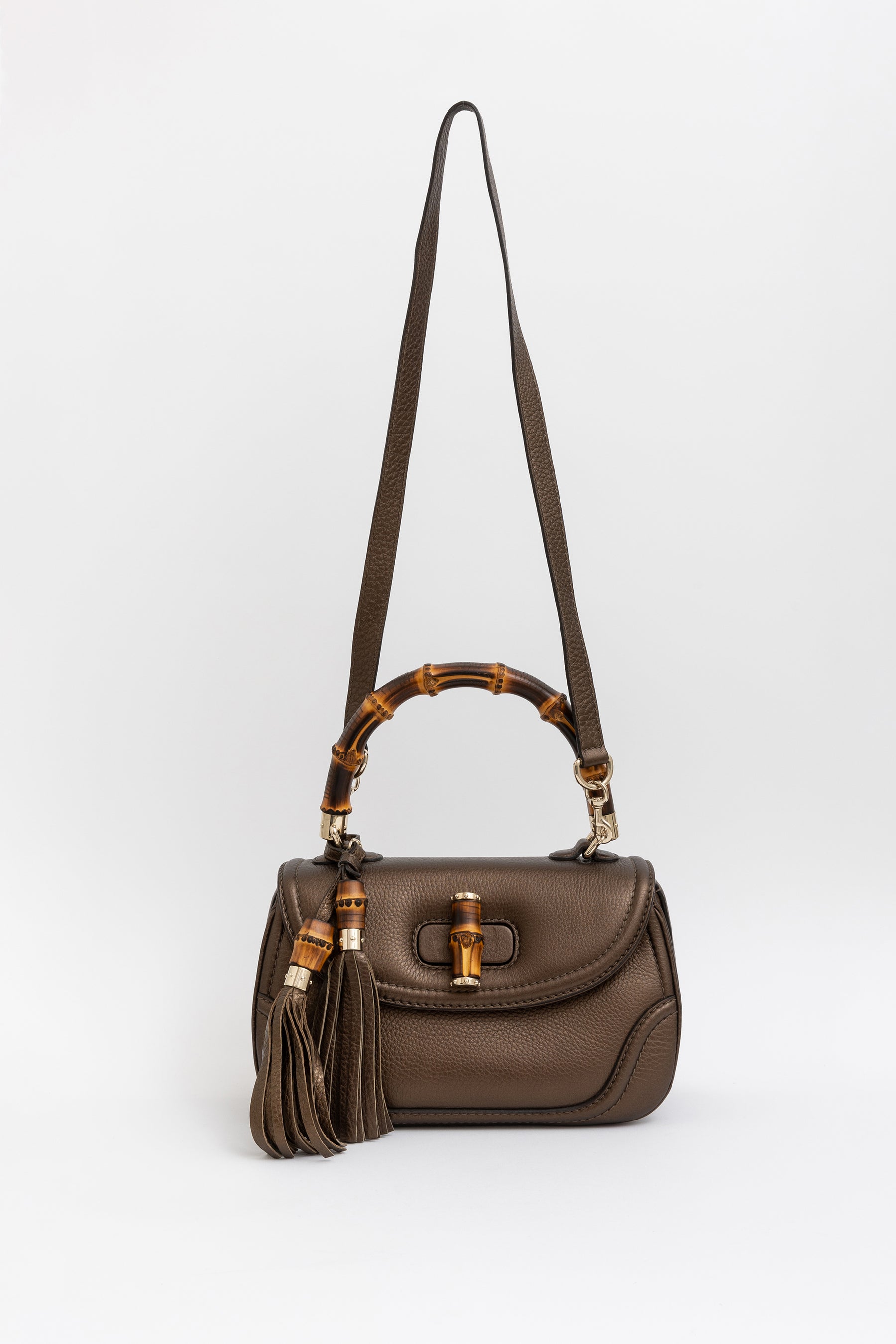 Bamboo Top Handle Bag