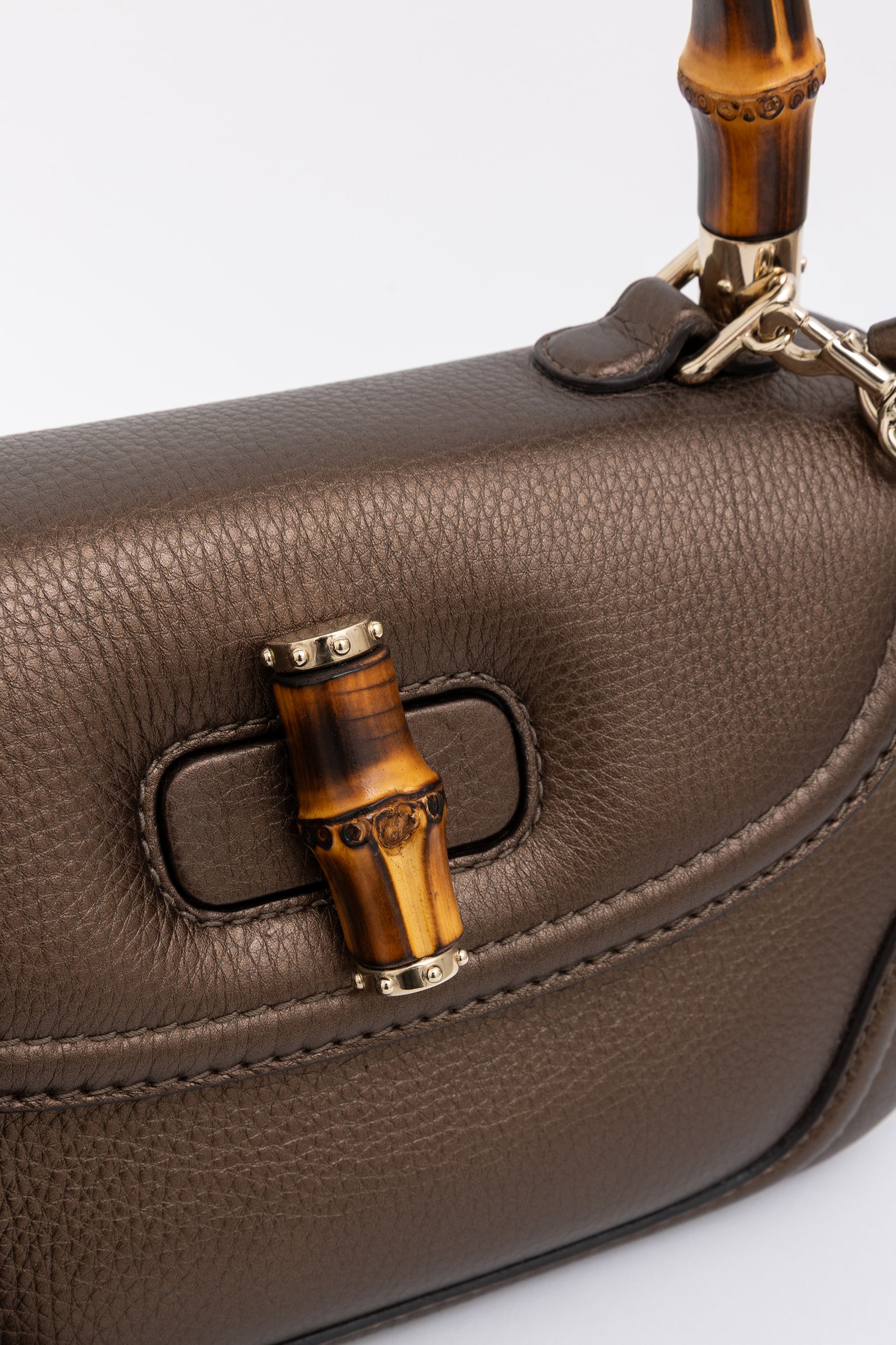 Bamboo Top Handle Bag