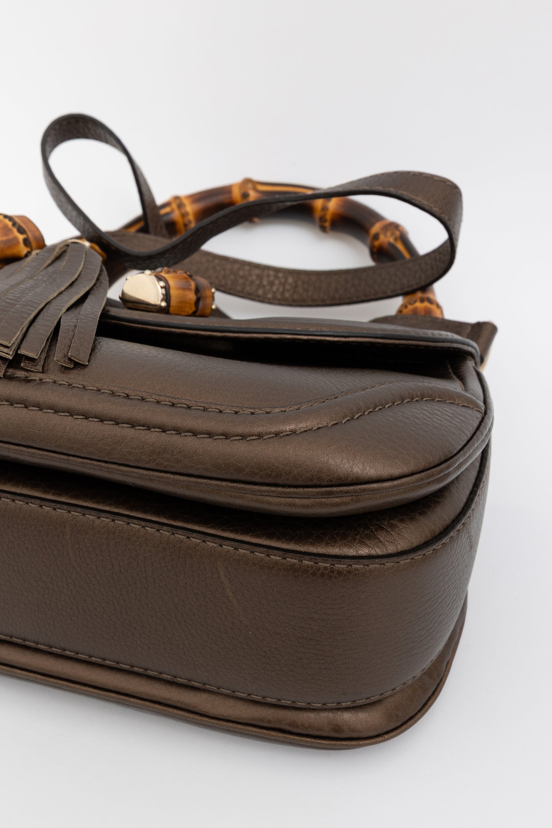 Bamboo Top Handle Bag