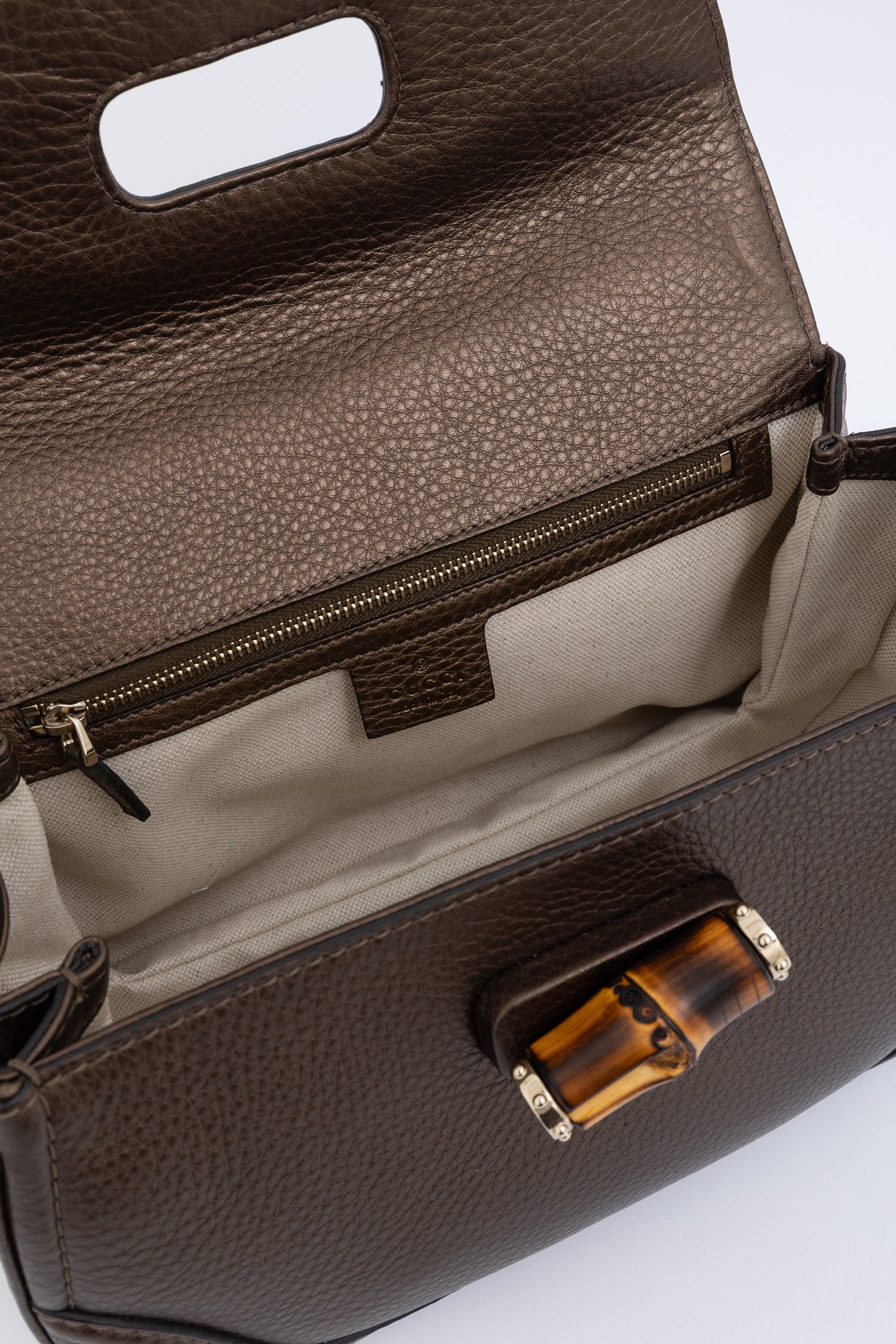 Bamboo Top Handle Bag