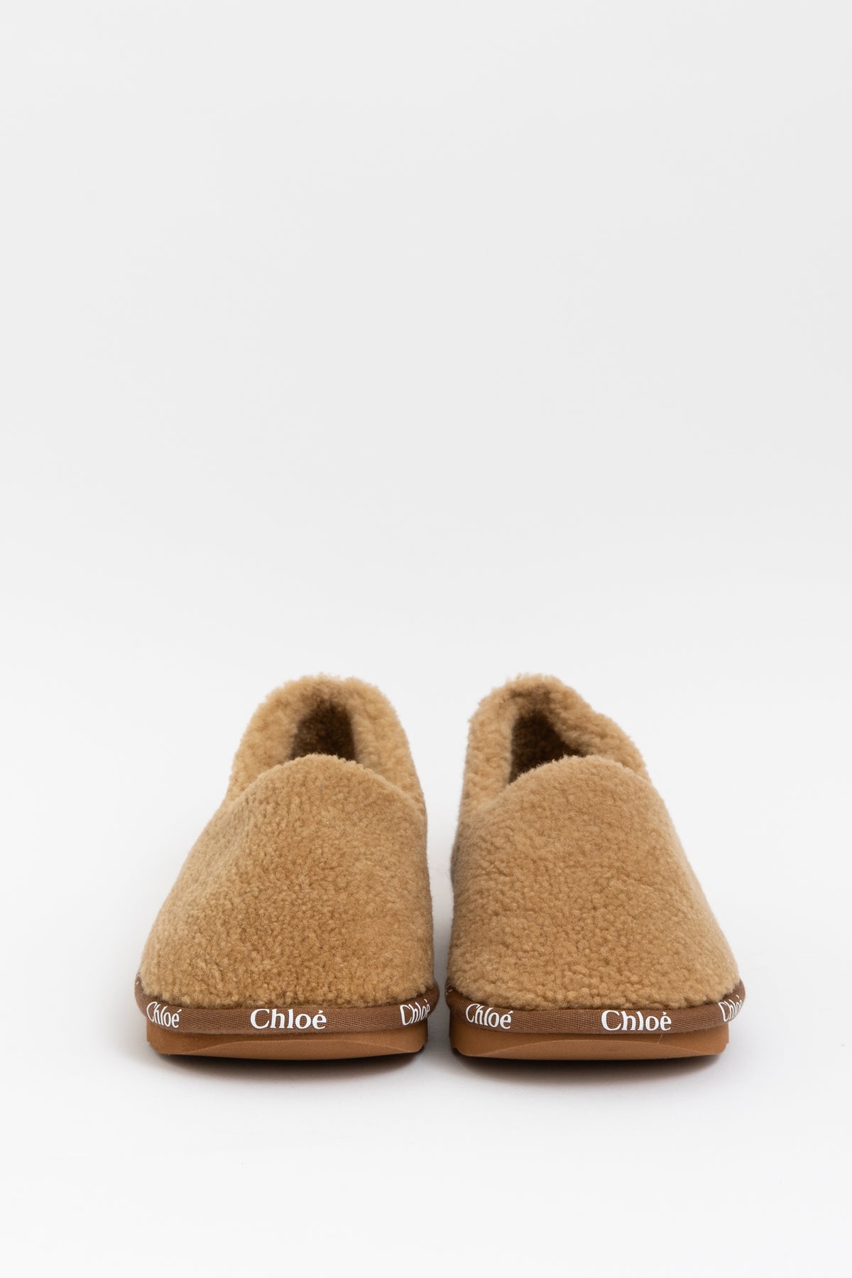 Shearling Logo Slipper