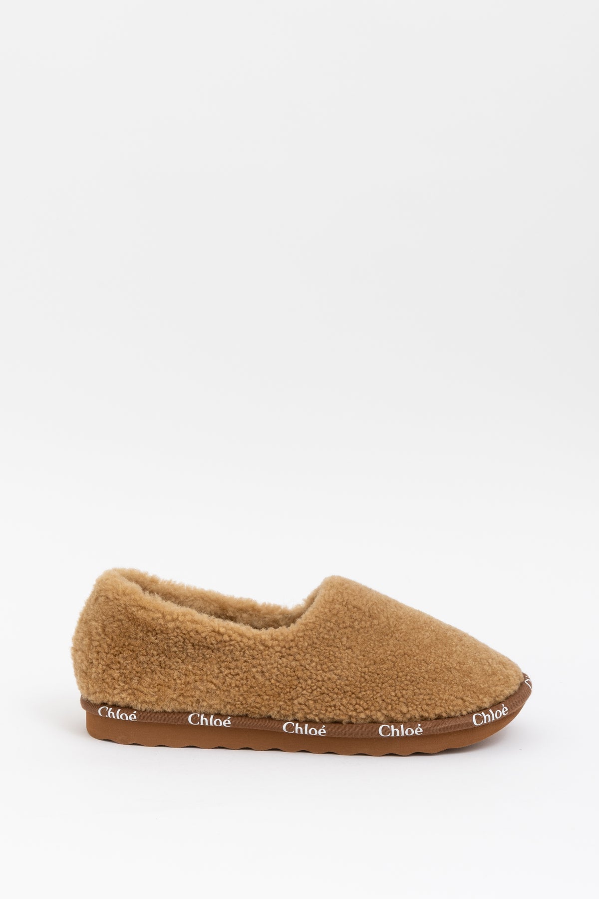 Shearling Logo Slipper