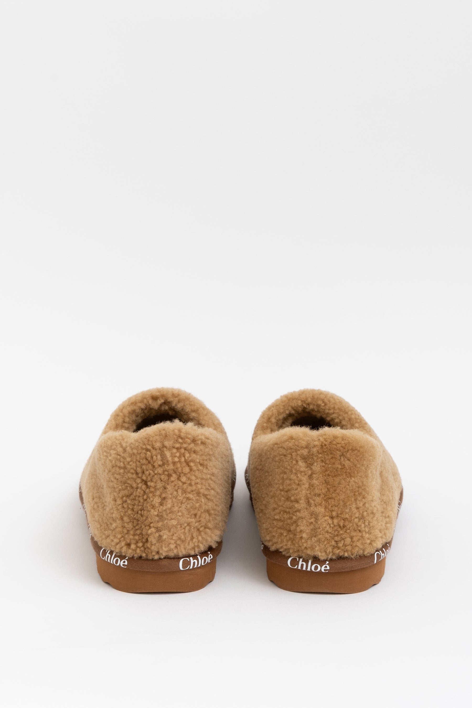 Shearling Logo Slipper