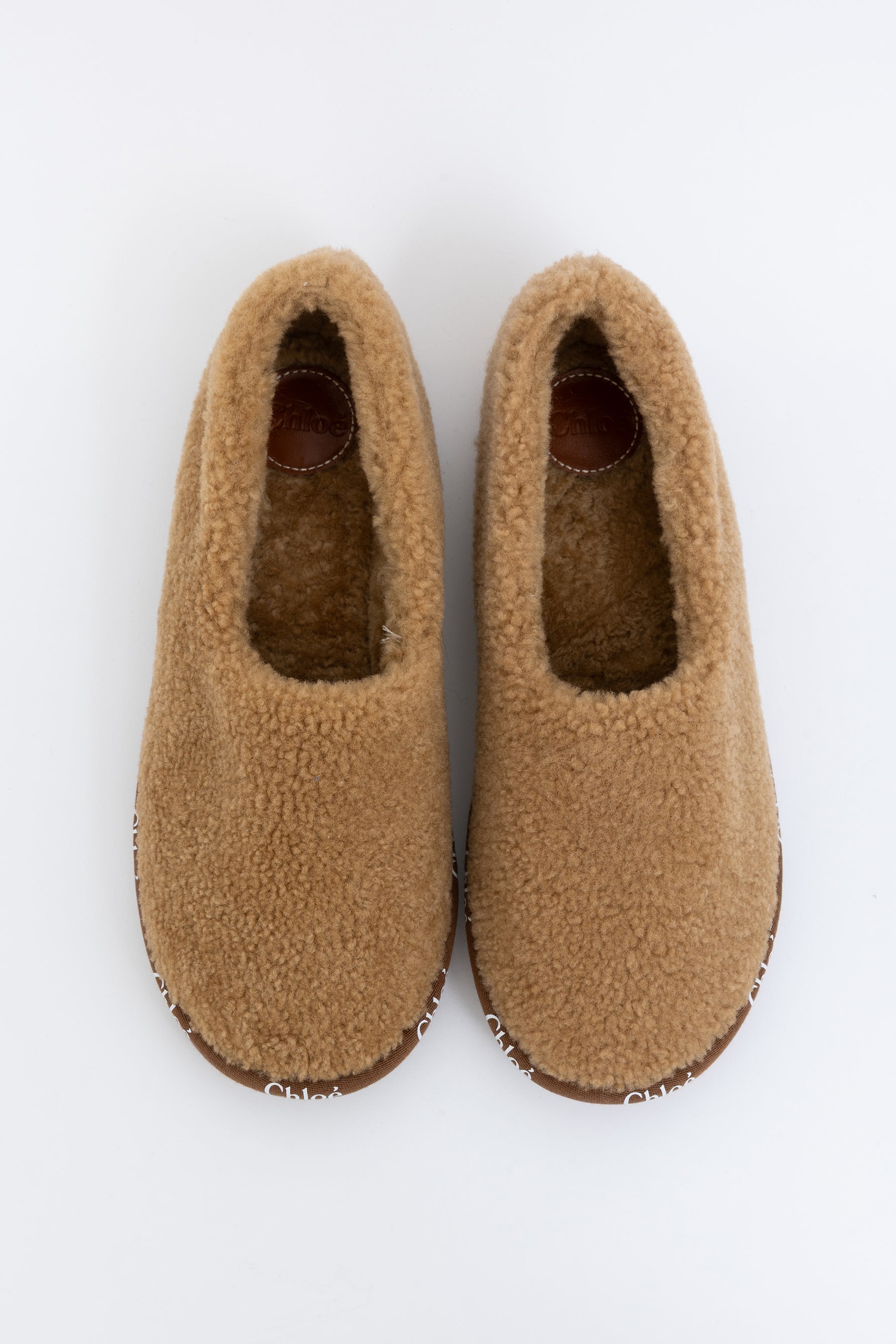Shearling Logo Slipper