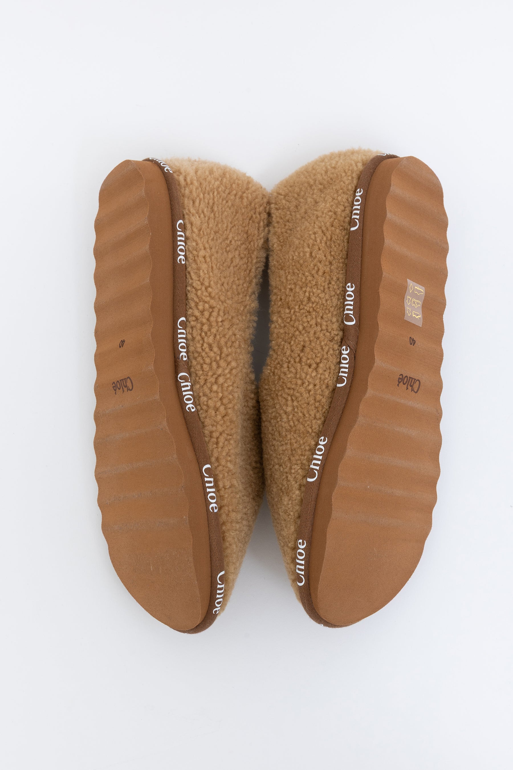 Shearling Logo Slipper