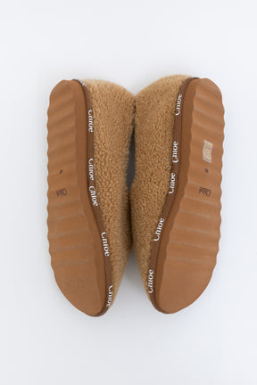 Shearling Logo Slipper