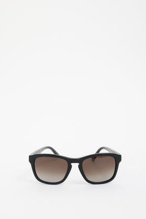 Valentino Black Rockstud Arm Detail Sunglasses