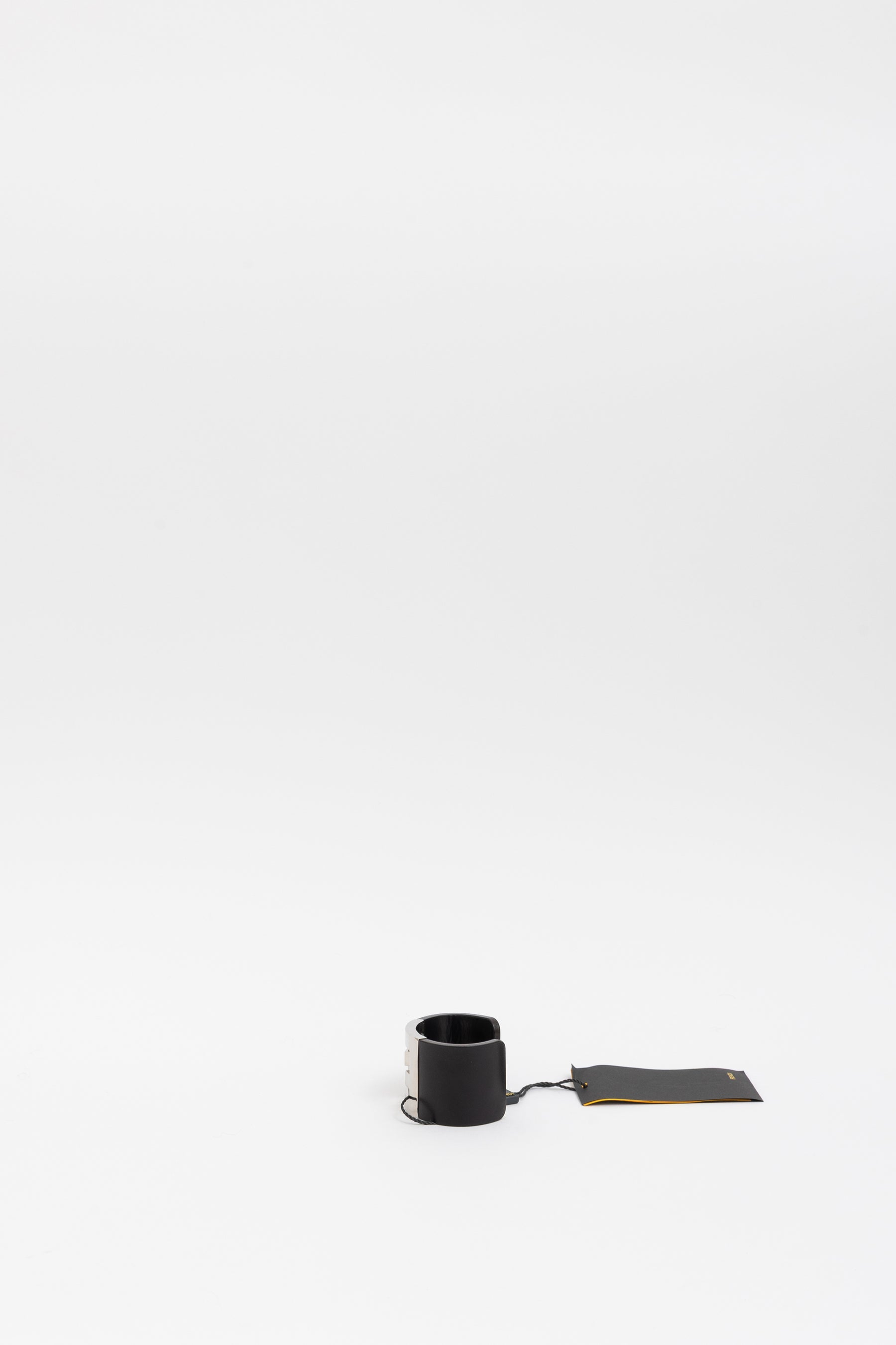 Silver and Leather Cuff