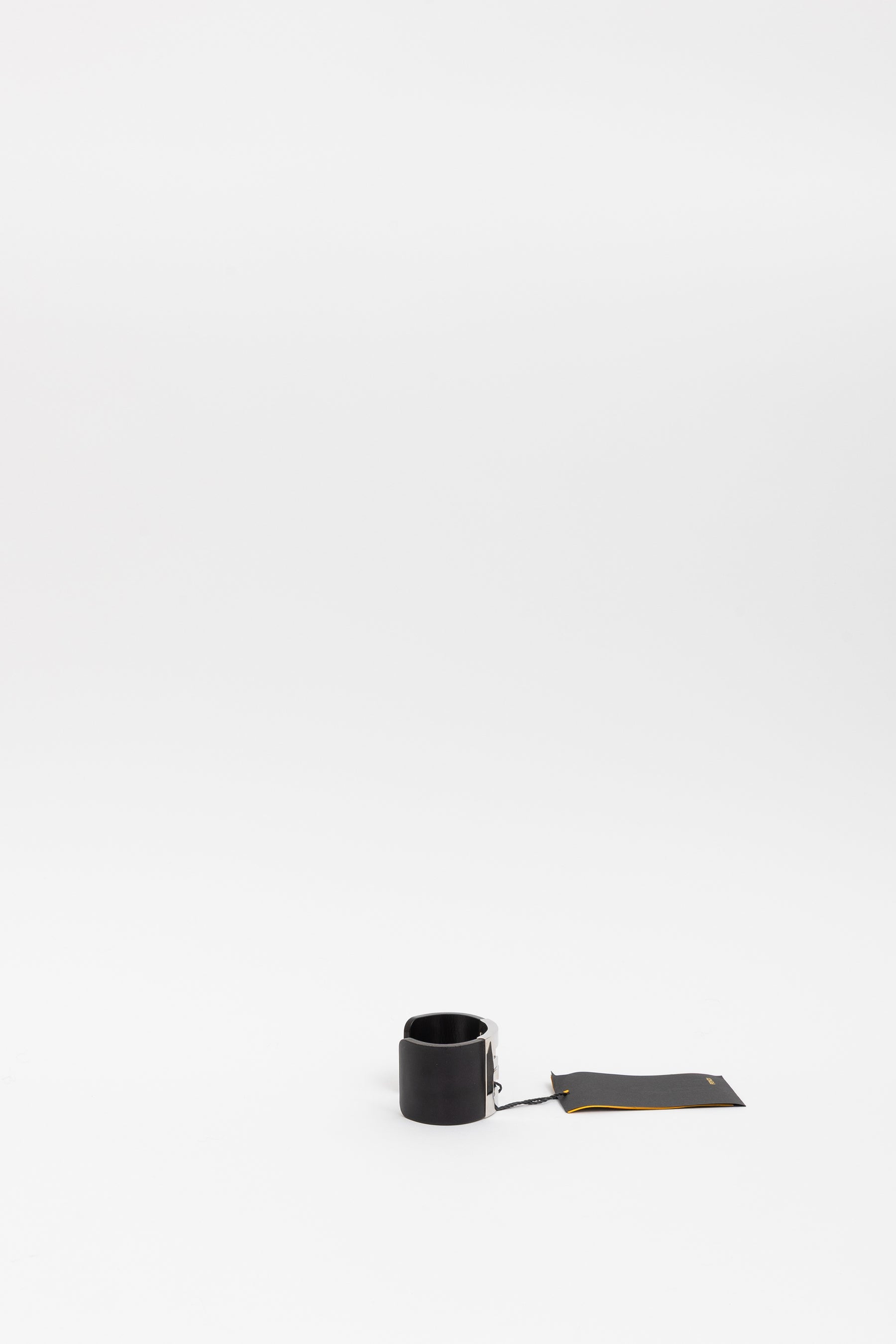 Silver and Leather Cuff