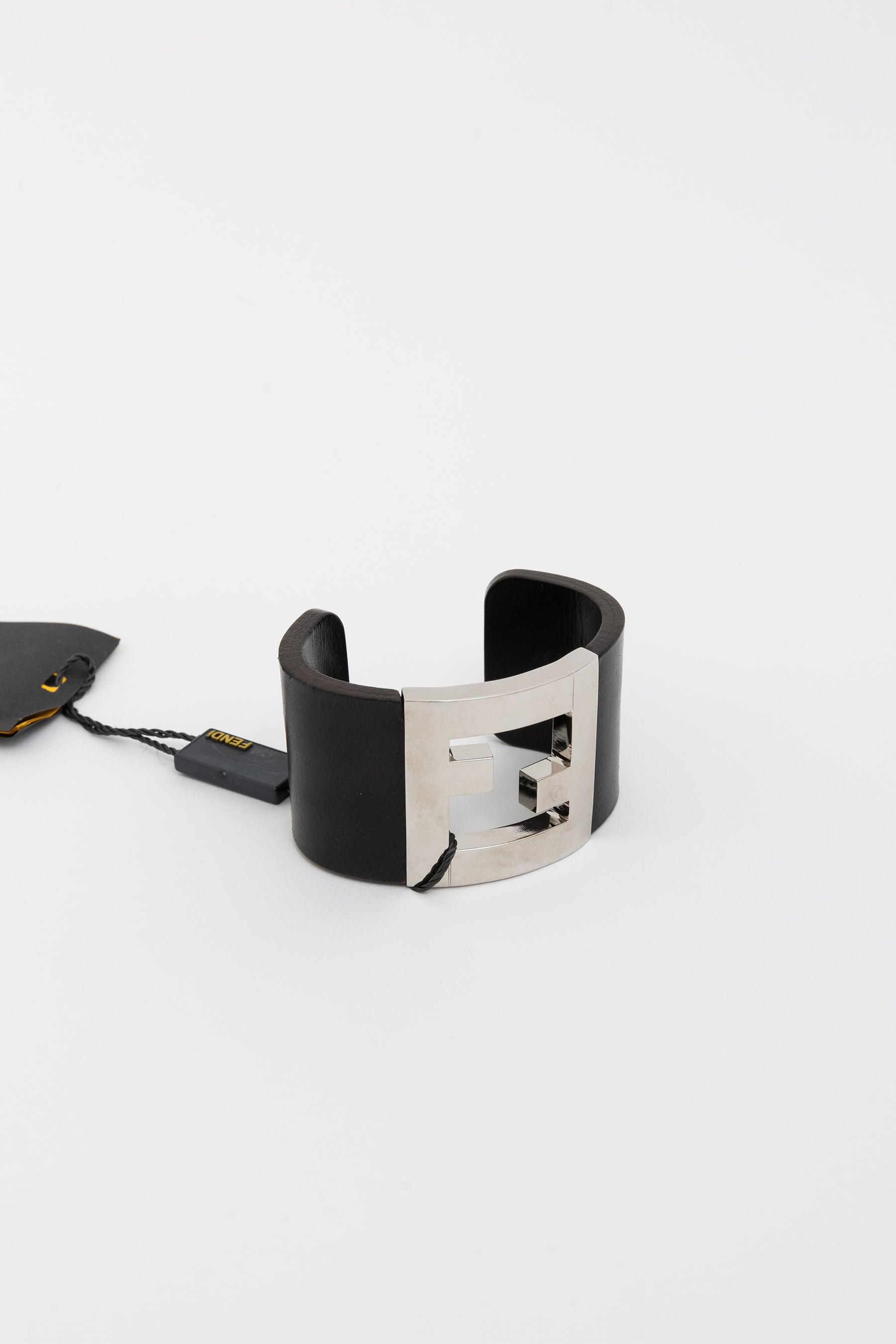 Silver and Leather Cuff