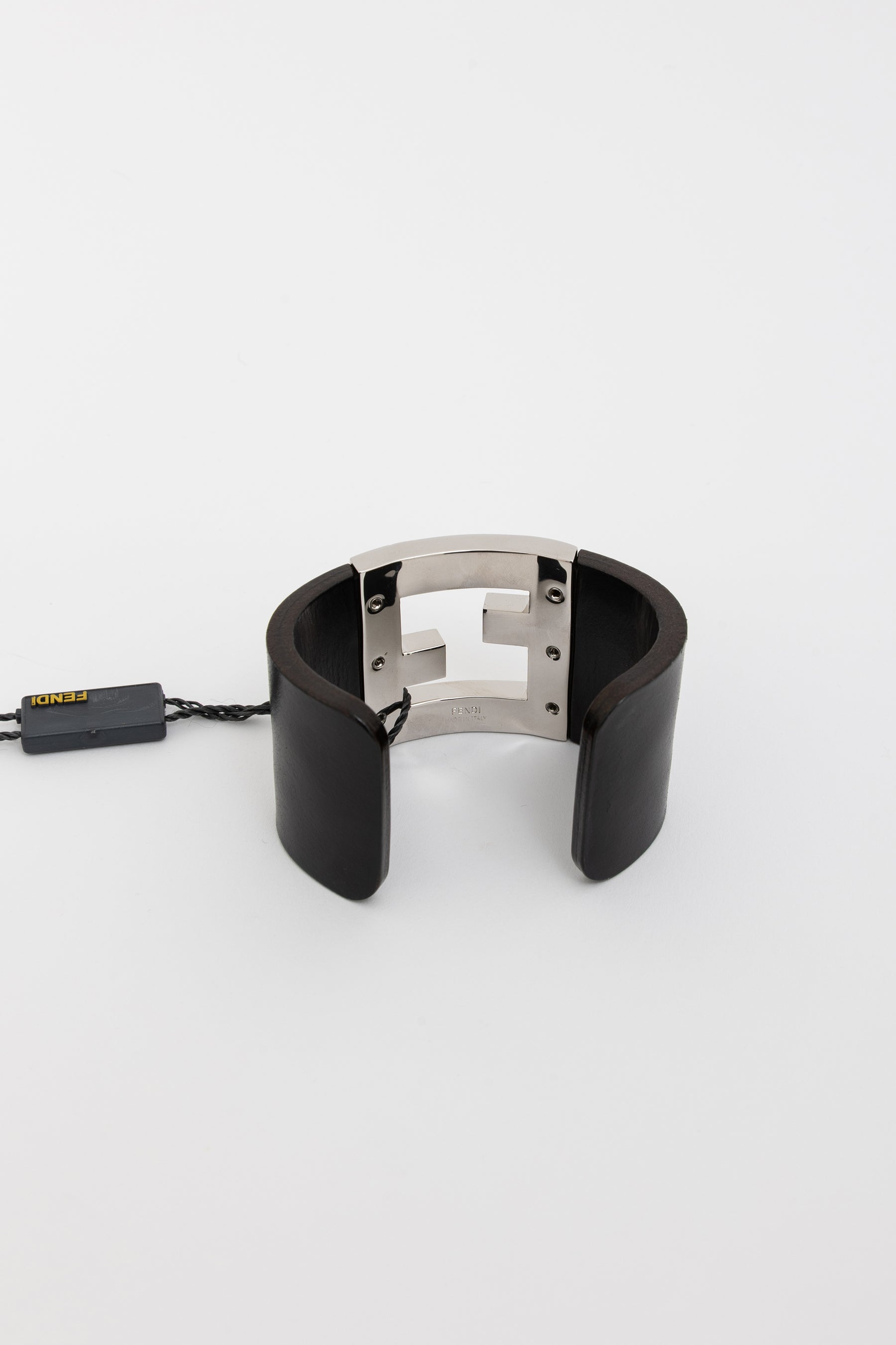 Silver and Leather Cuff