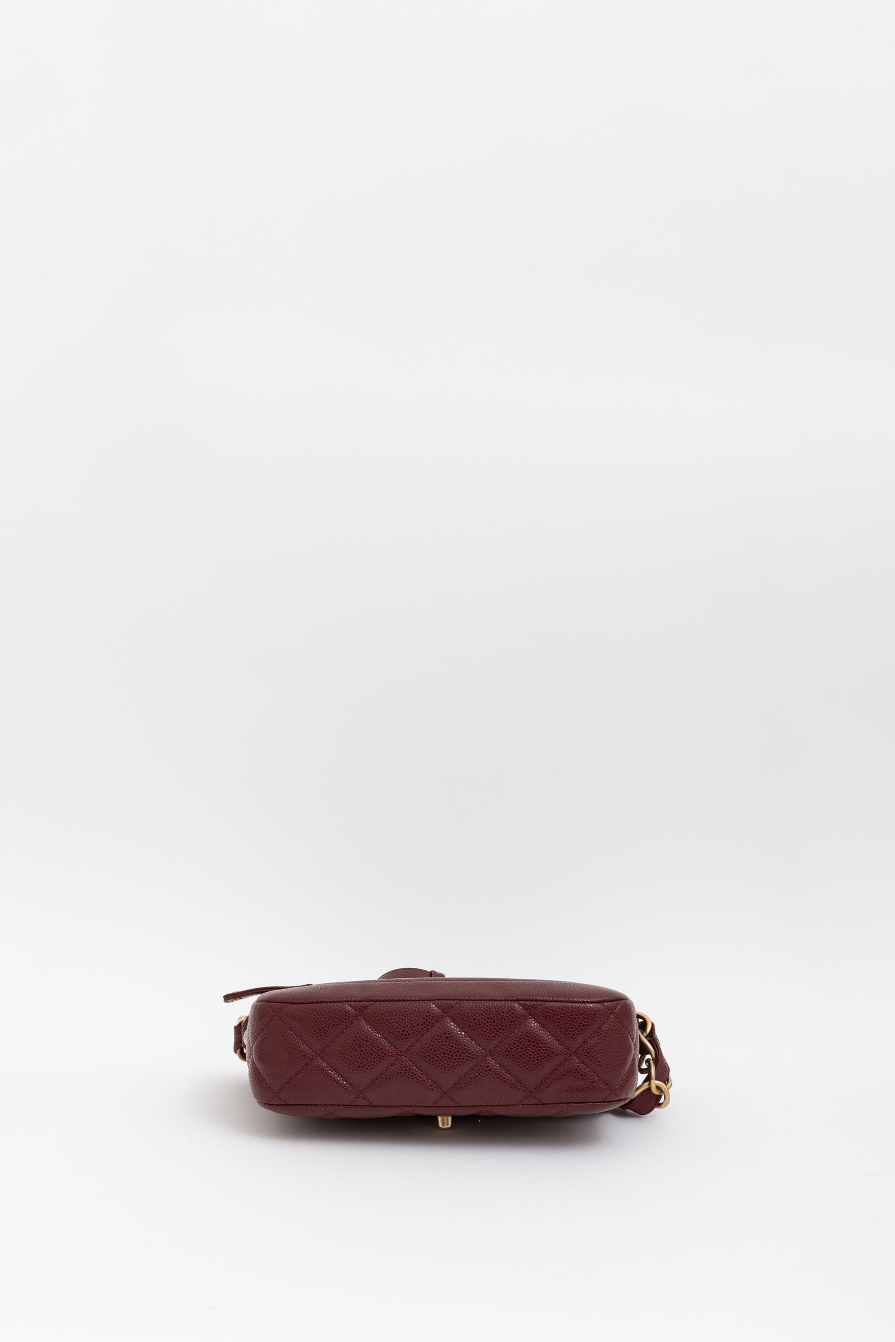 Caviar Flap Bag with Chunky Chain