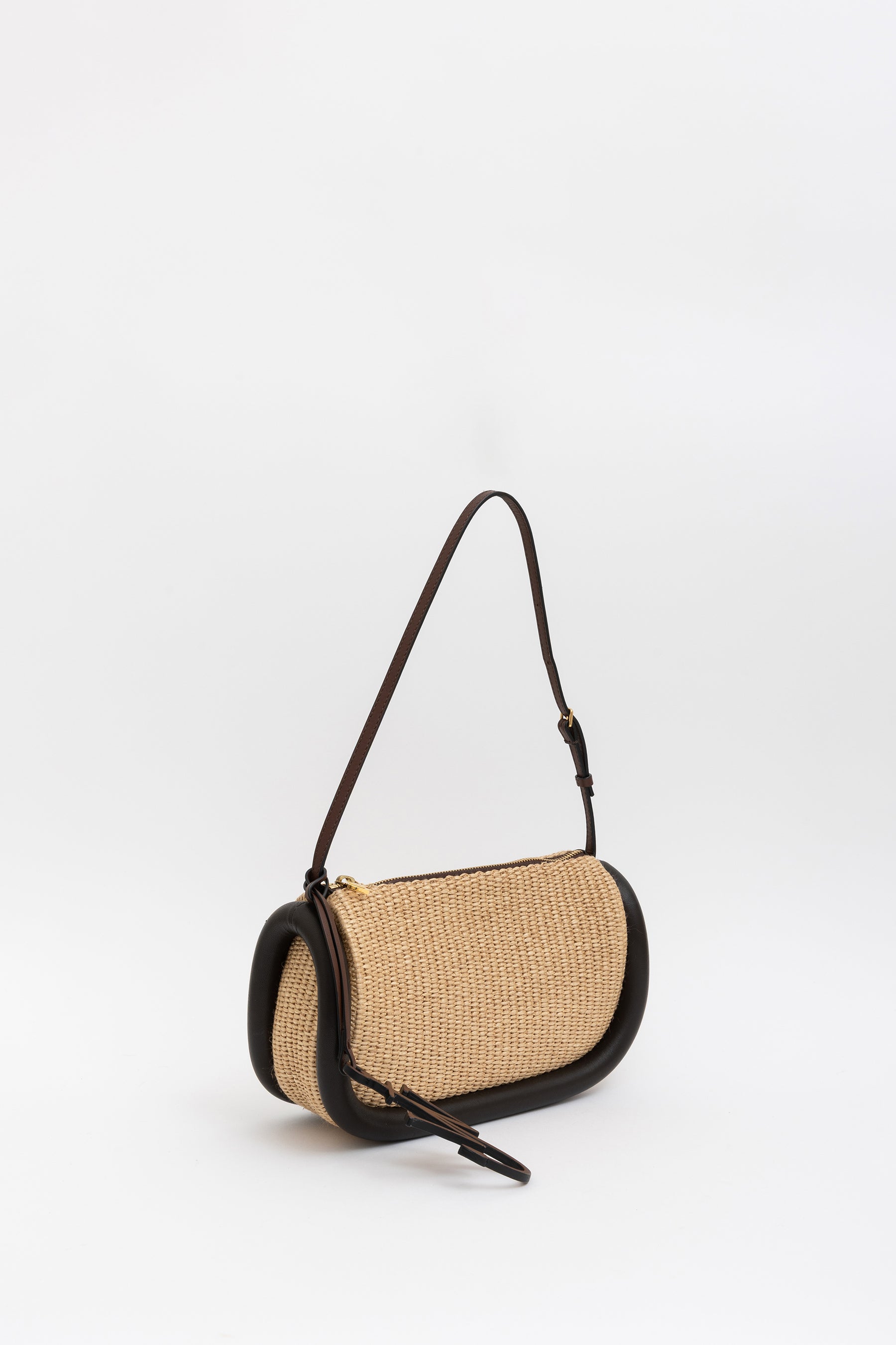 Raffia Bumper Bag