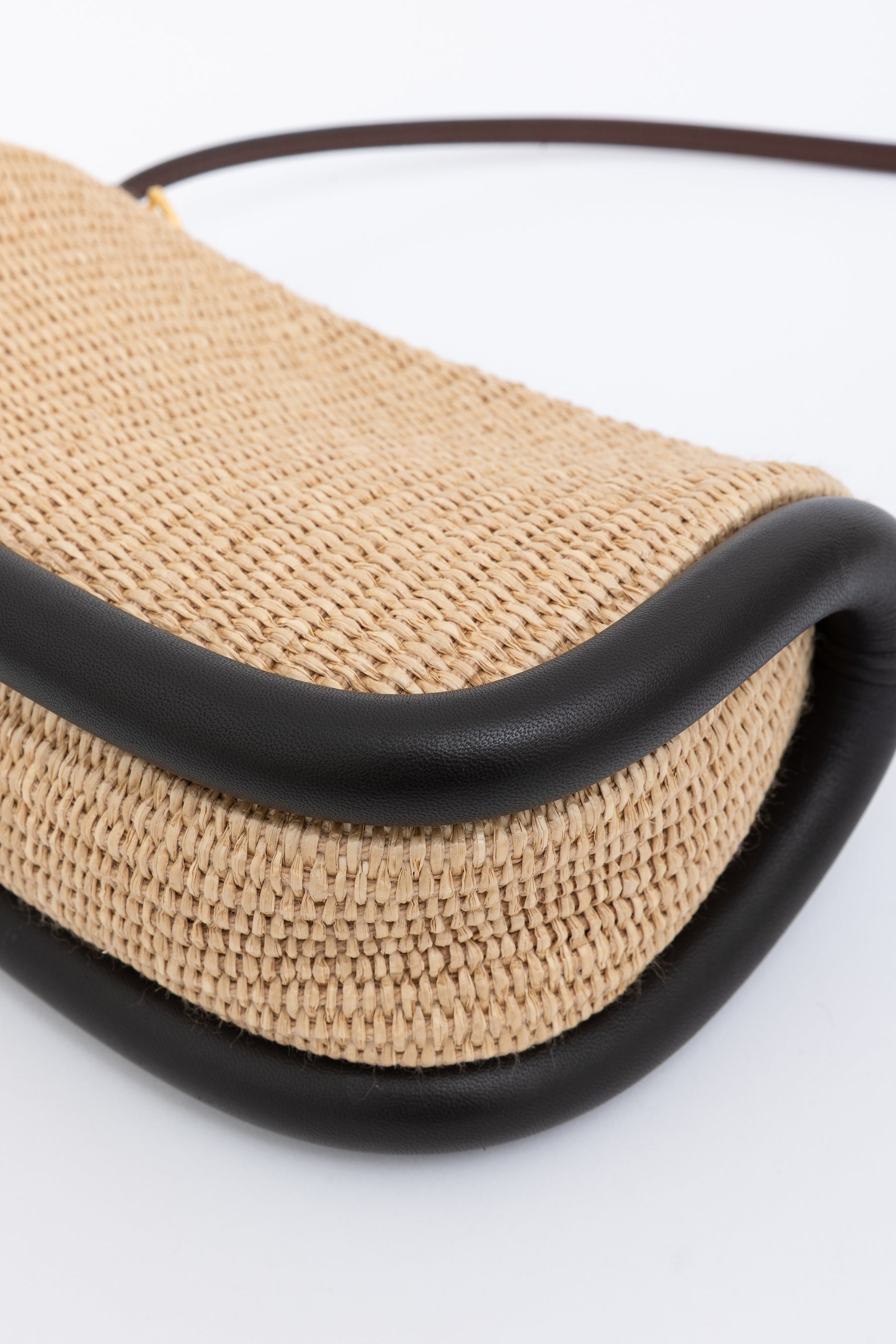 Raffia Bumper Bag