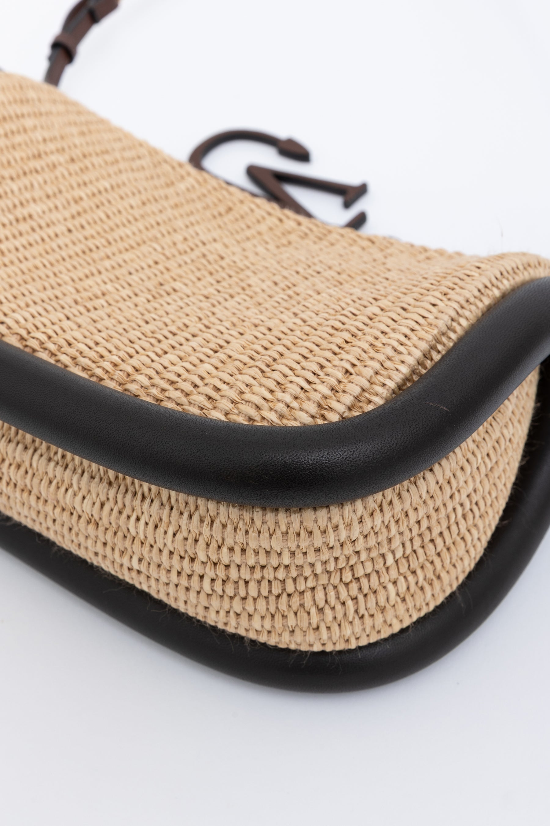 Raffia Bumper Bag