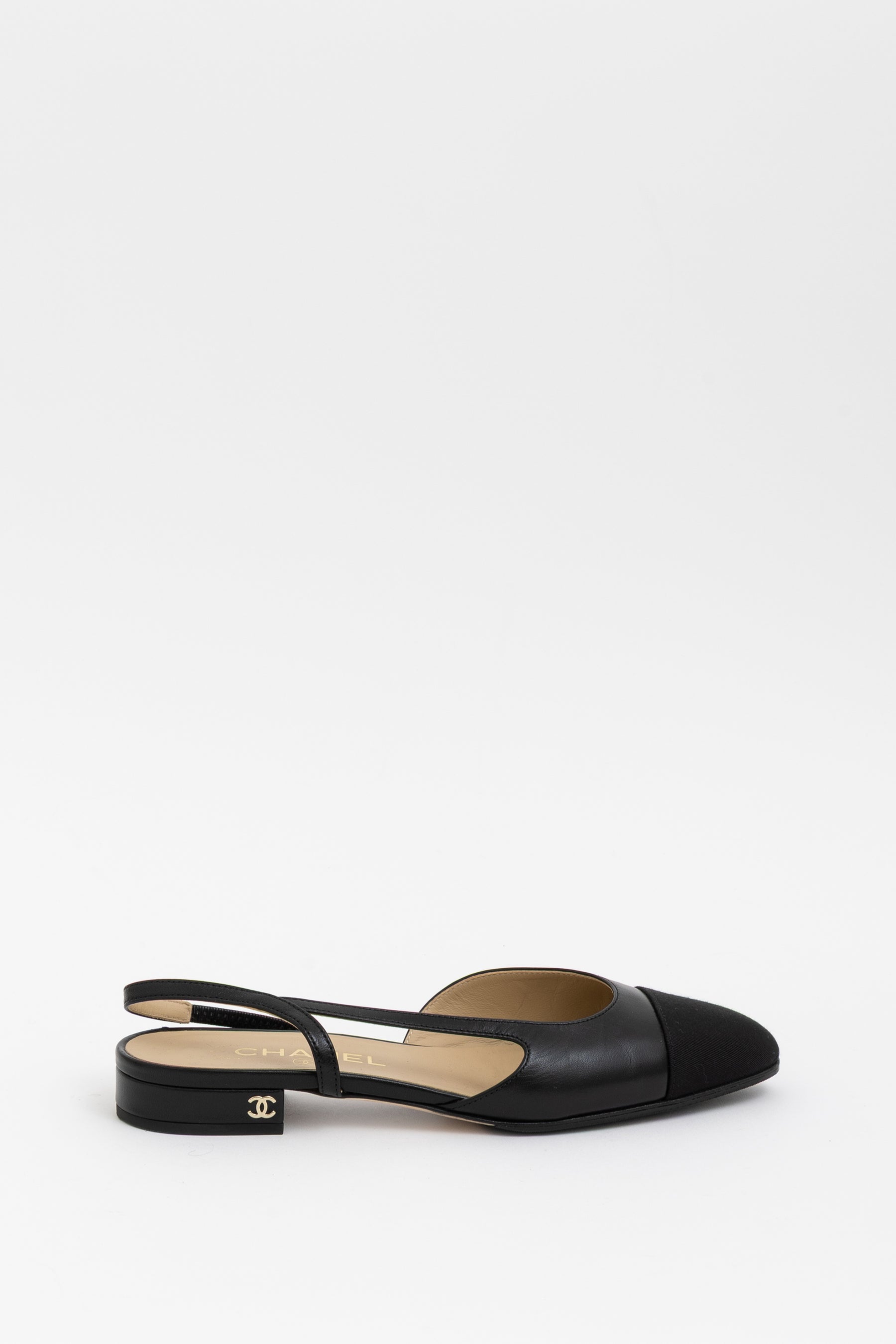 Grosgrain Ballet Slingback Flats