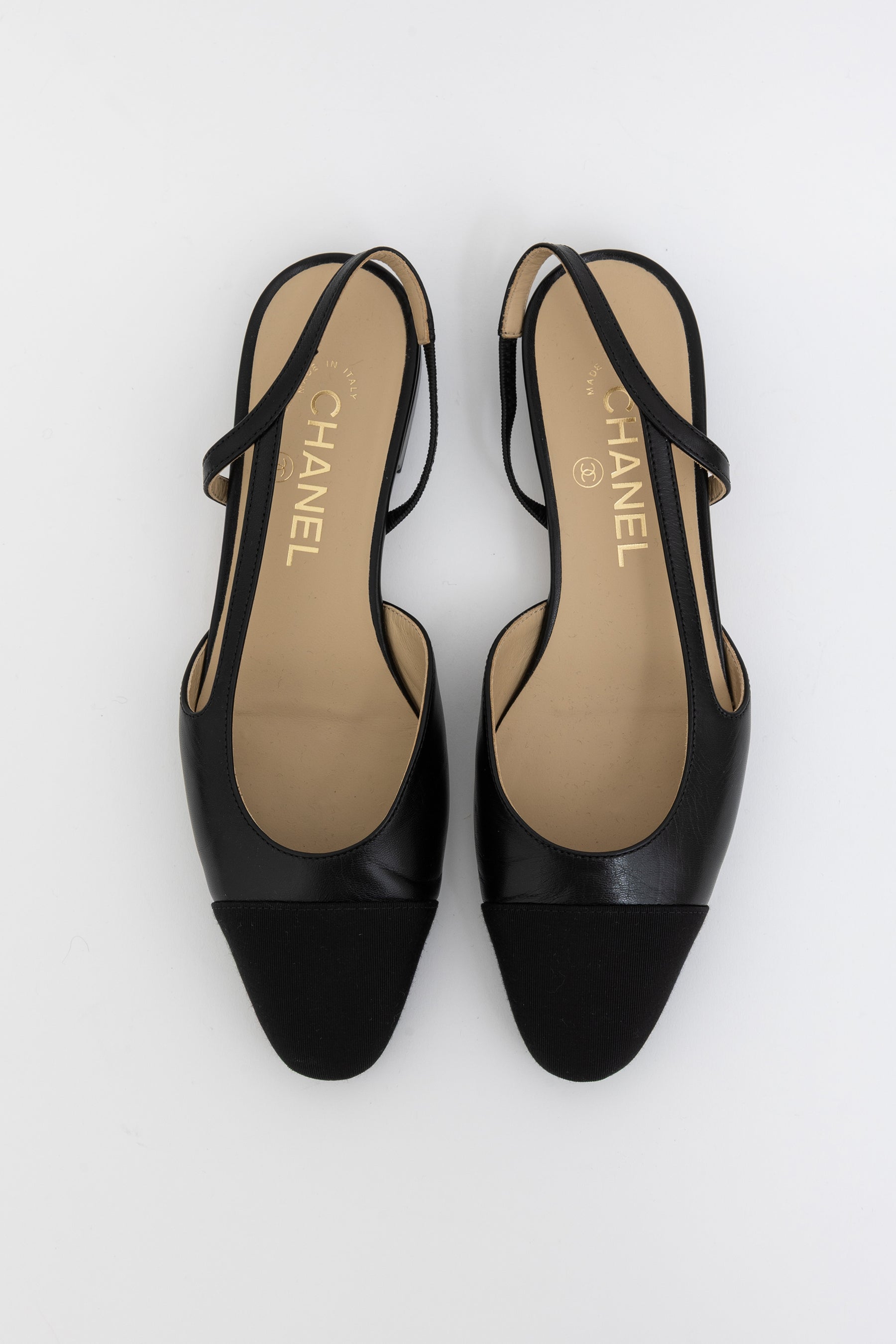 Grosgrain Ballet Slingback Flats