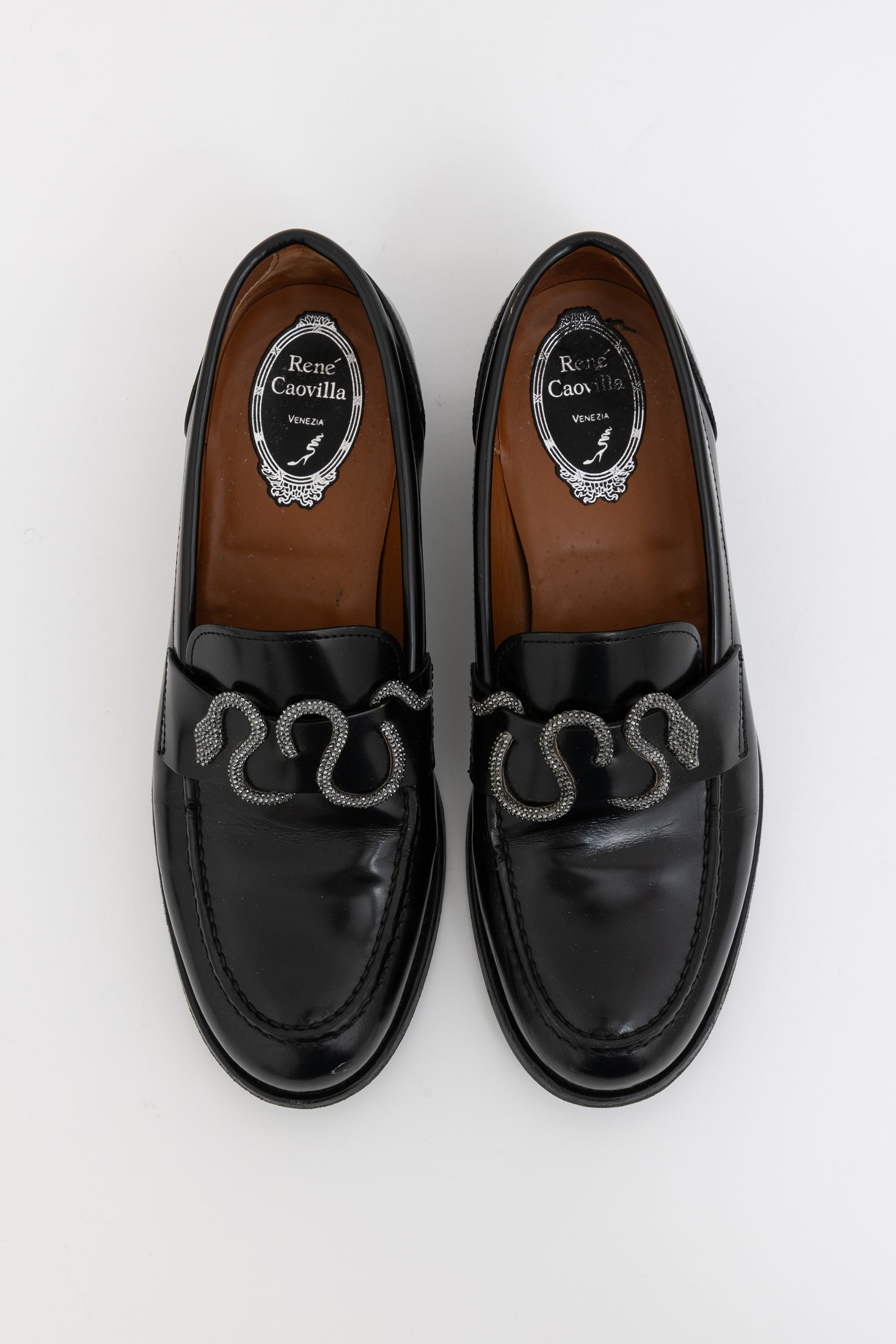 Crystal Snake Loafer