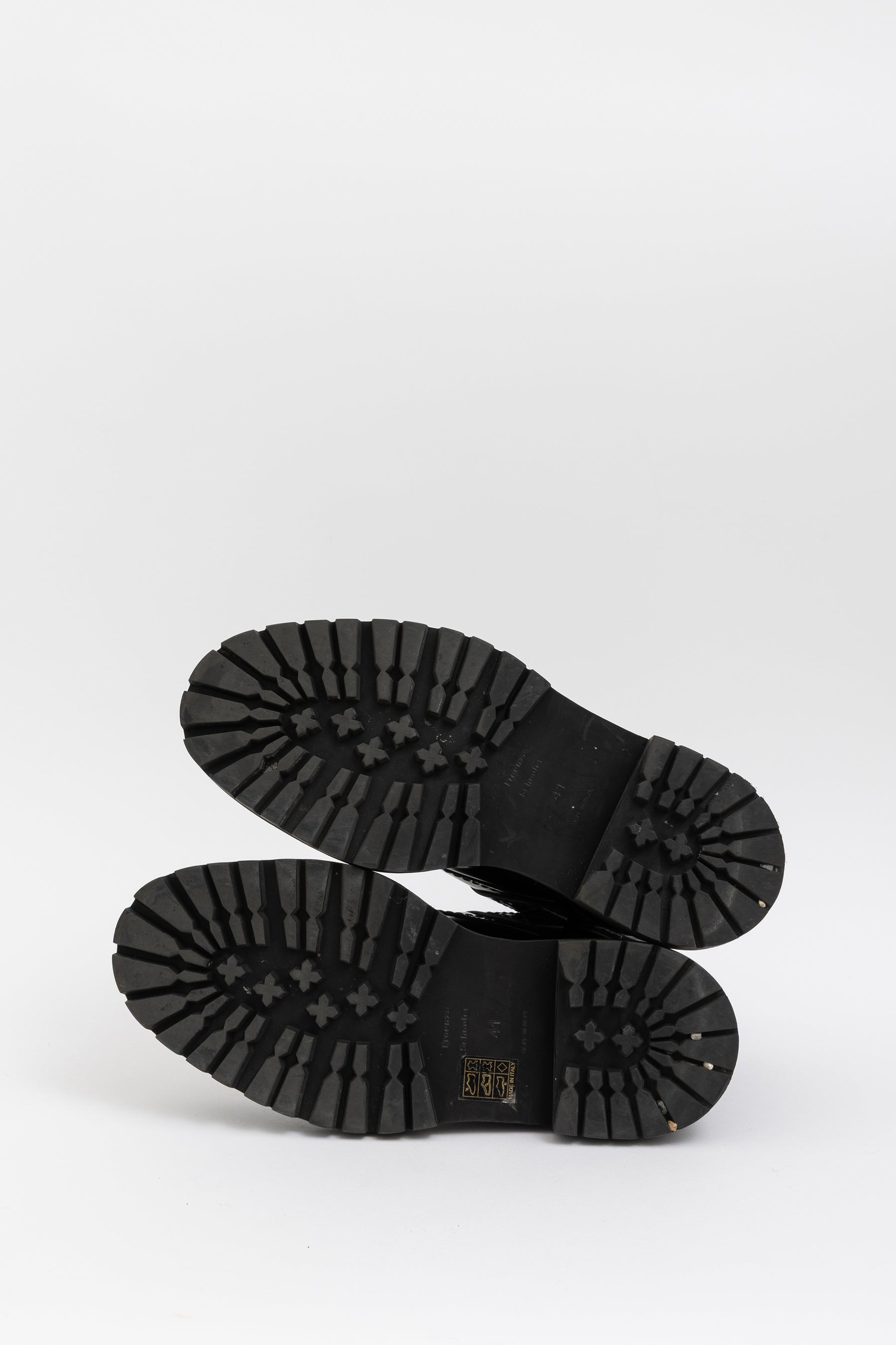 Lug Sole Platform Buckle Boots