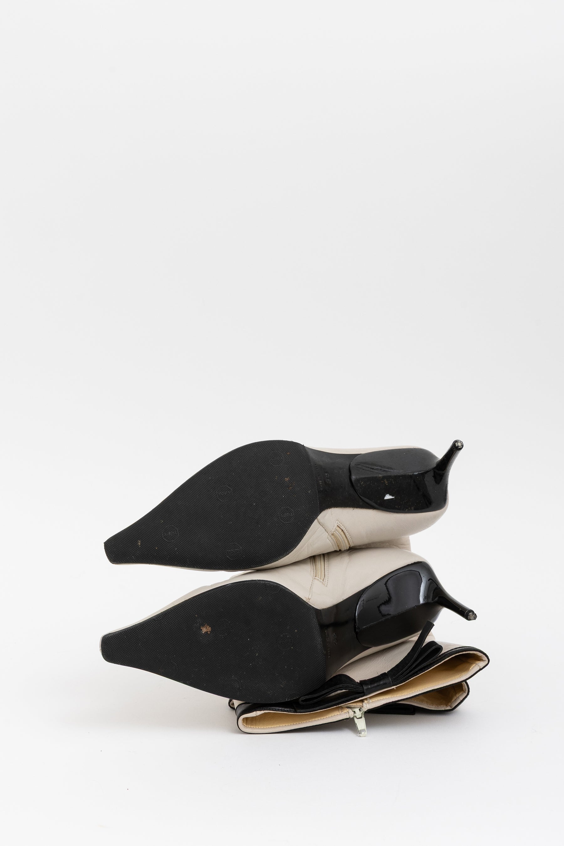 Bow Detail Mid Calf Boot