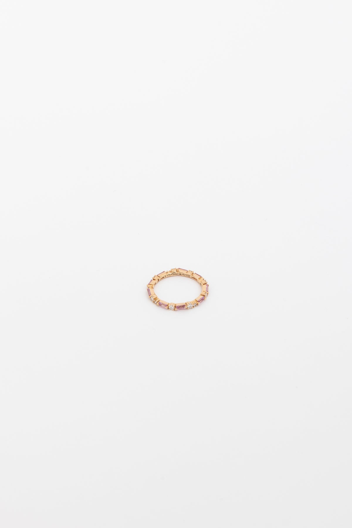 Sapphire and Diamond Eternity Band