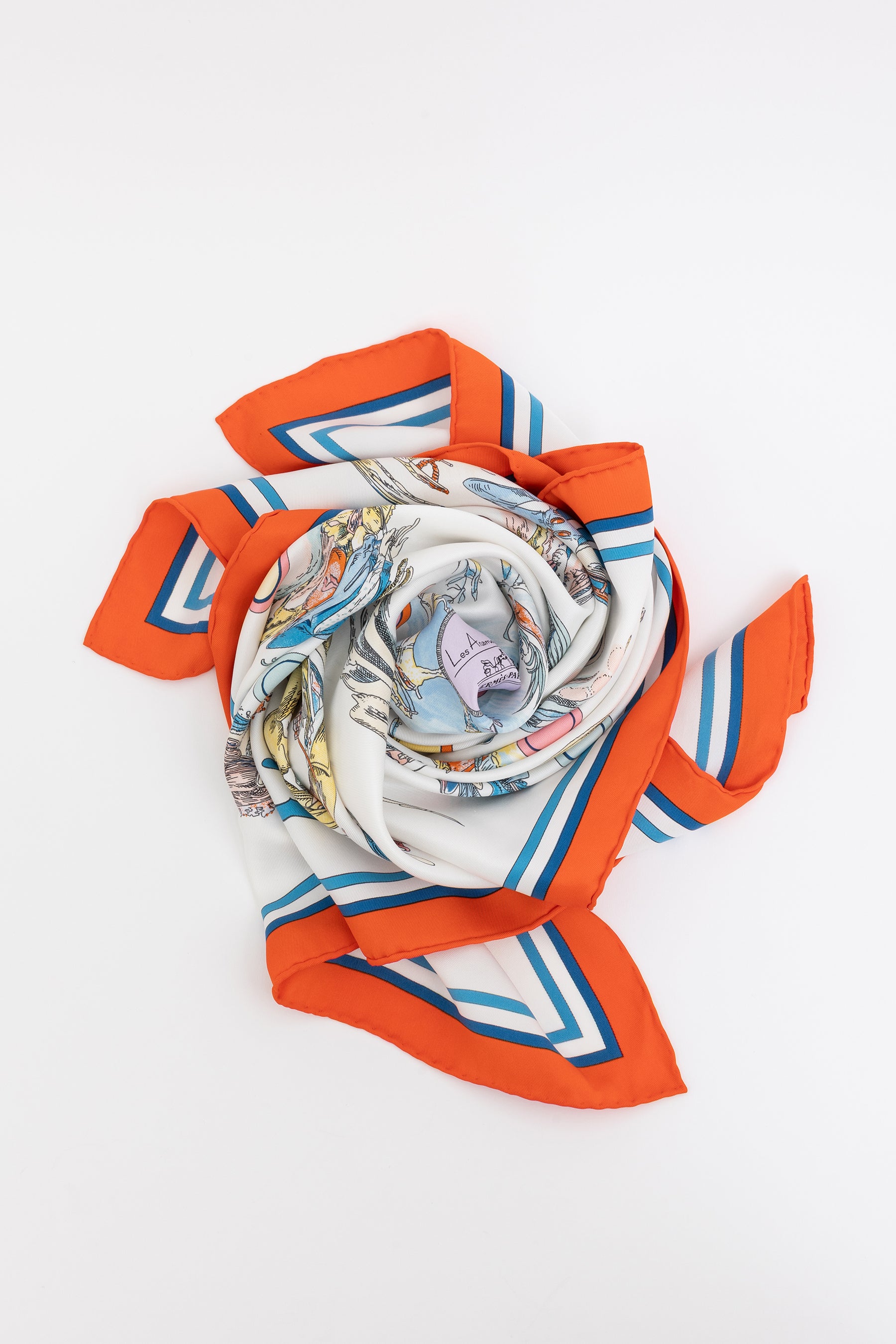 Multi Silk Les Anamorphoses Scarf