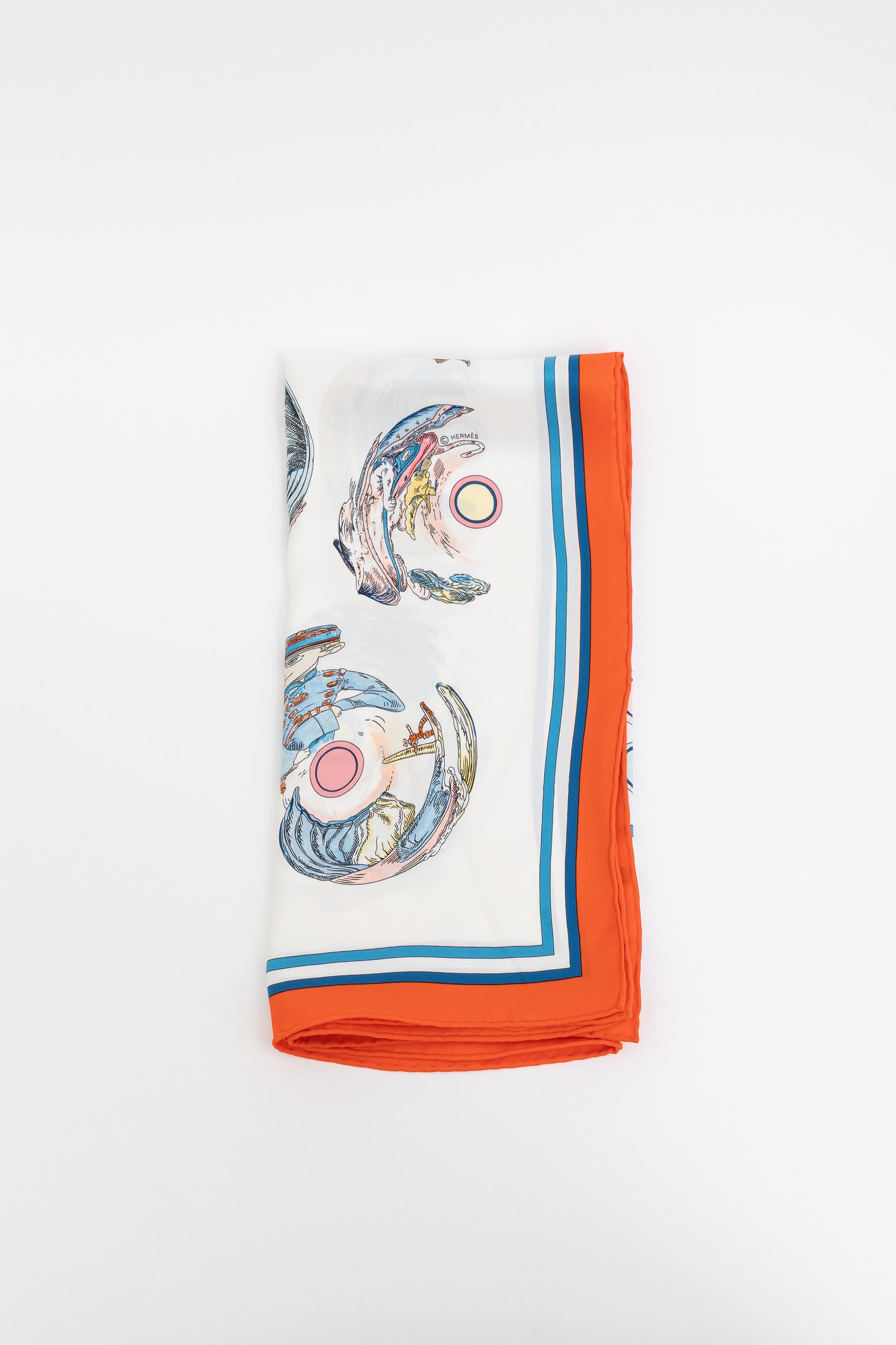Multi Silk Les Anamorphoses Scarf