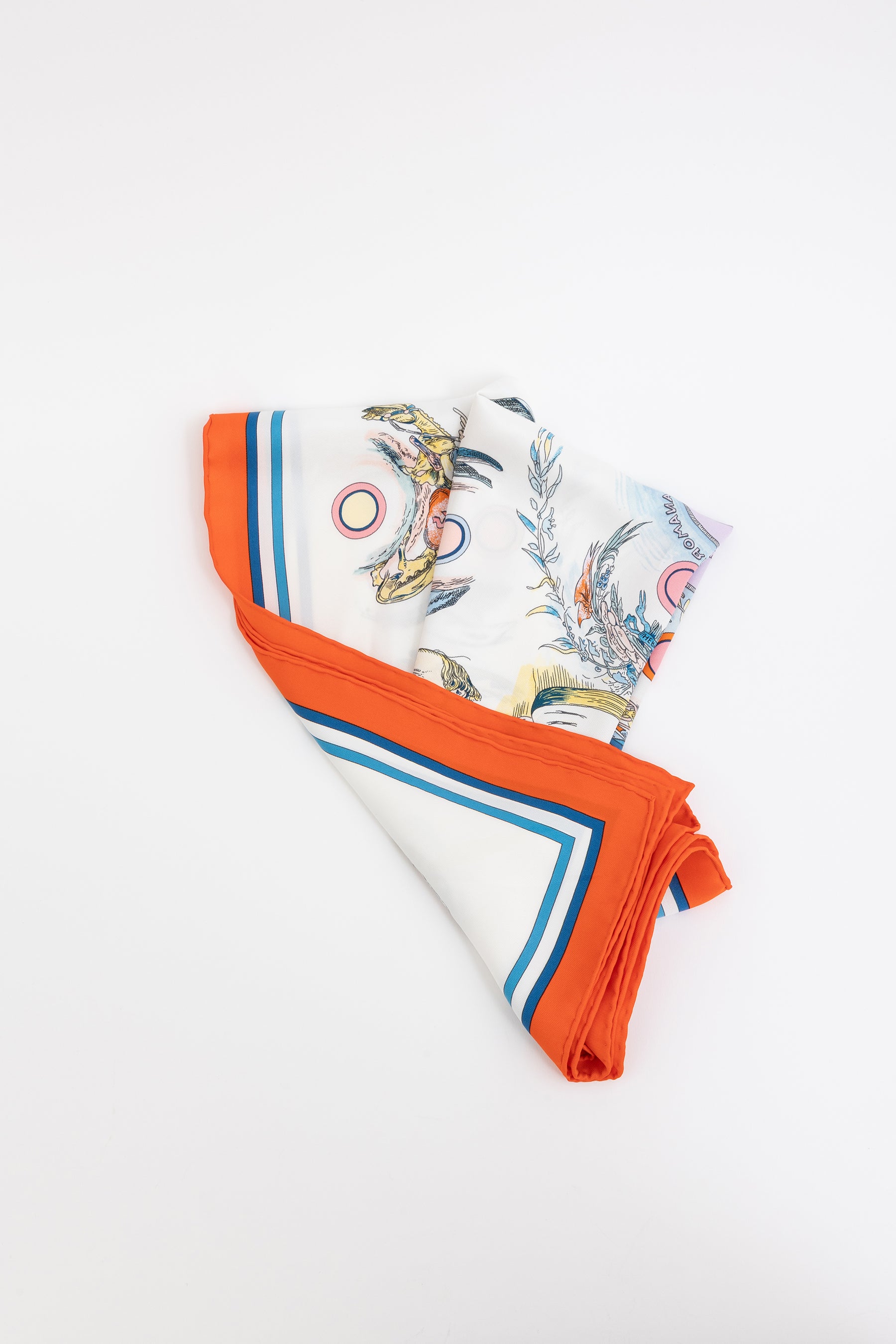 Multi Silk Les Anamorphoses Scarf