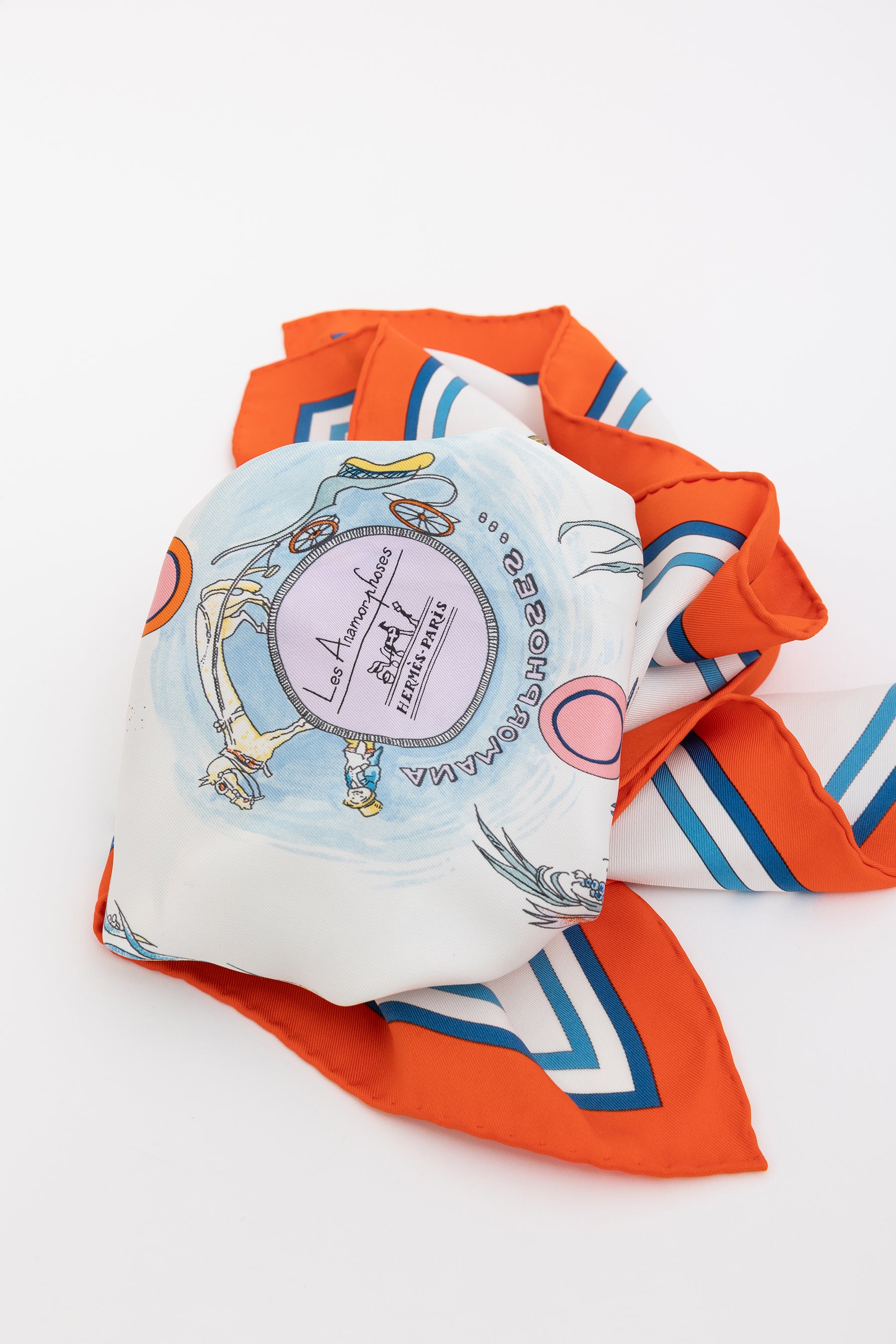 Multi Silk Les Anamorphoses Scarf