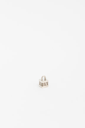 Cube Pendant with Roman Numerals