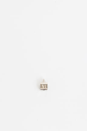 Cube Pendant with Roman Numerals