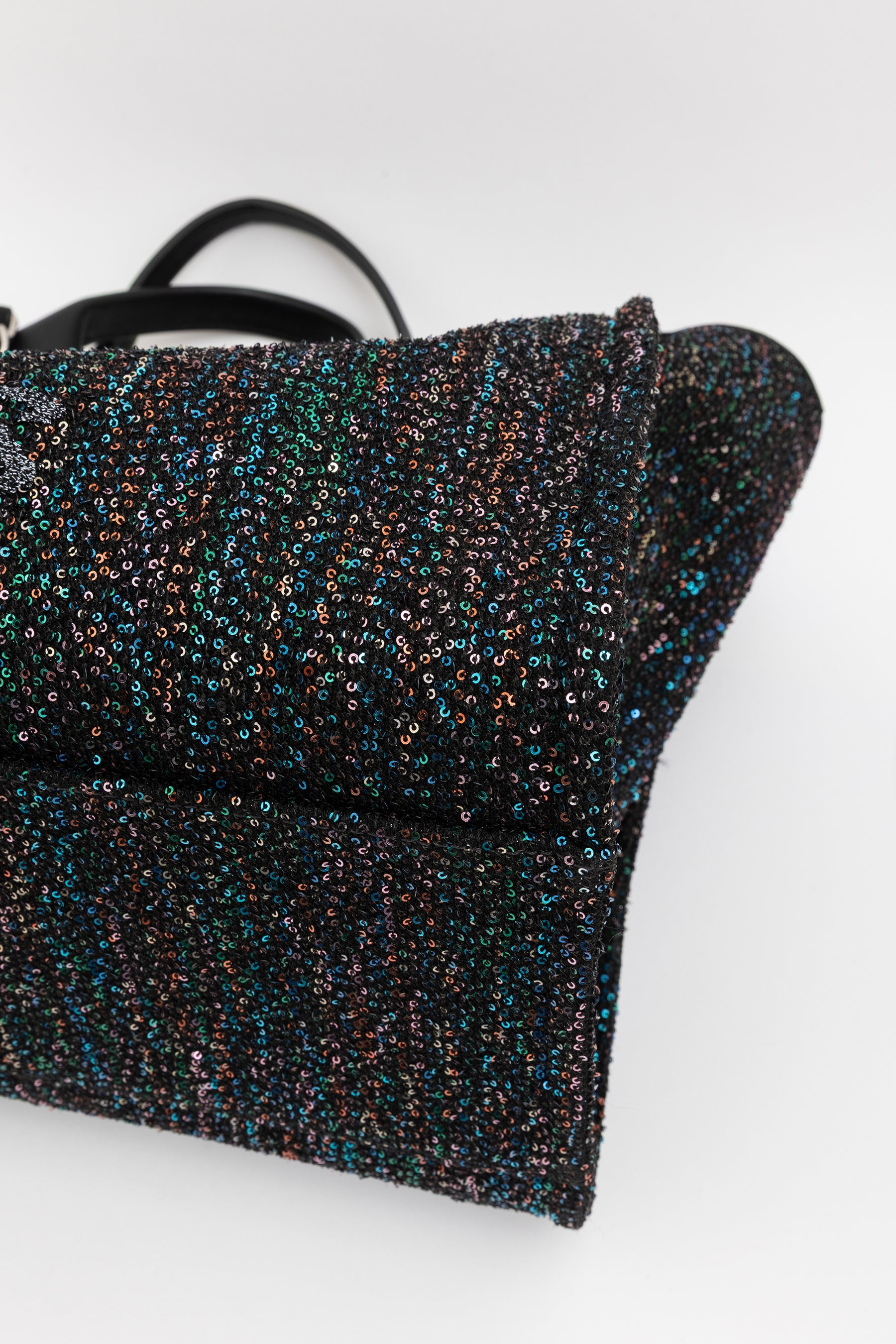 Tweed Multi Sequin Deauville Tote