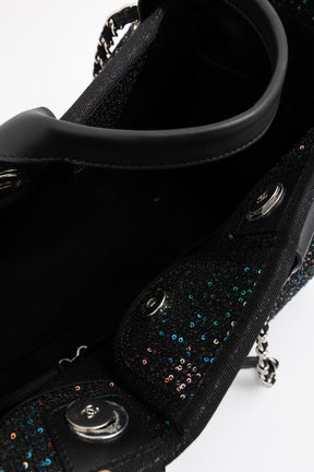 Tweed Multi Sequin Deauville Tote