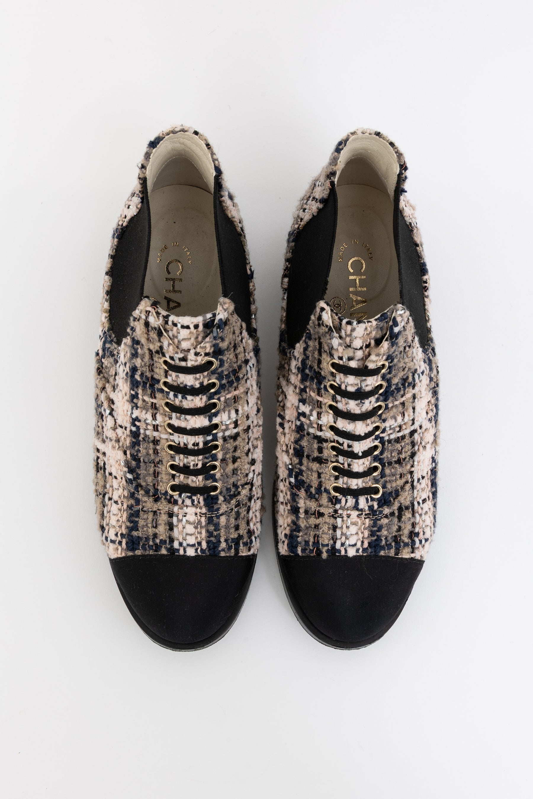 Tweed Ankle Boots