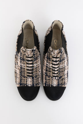 Tweed Ankle Boots
