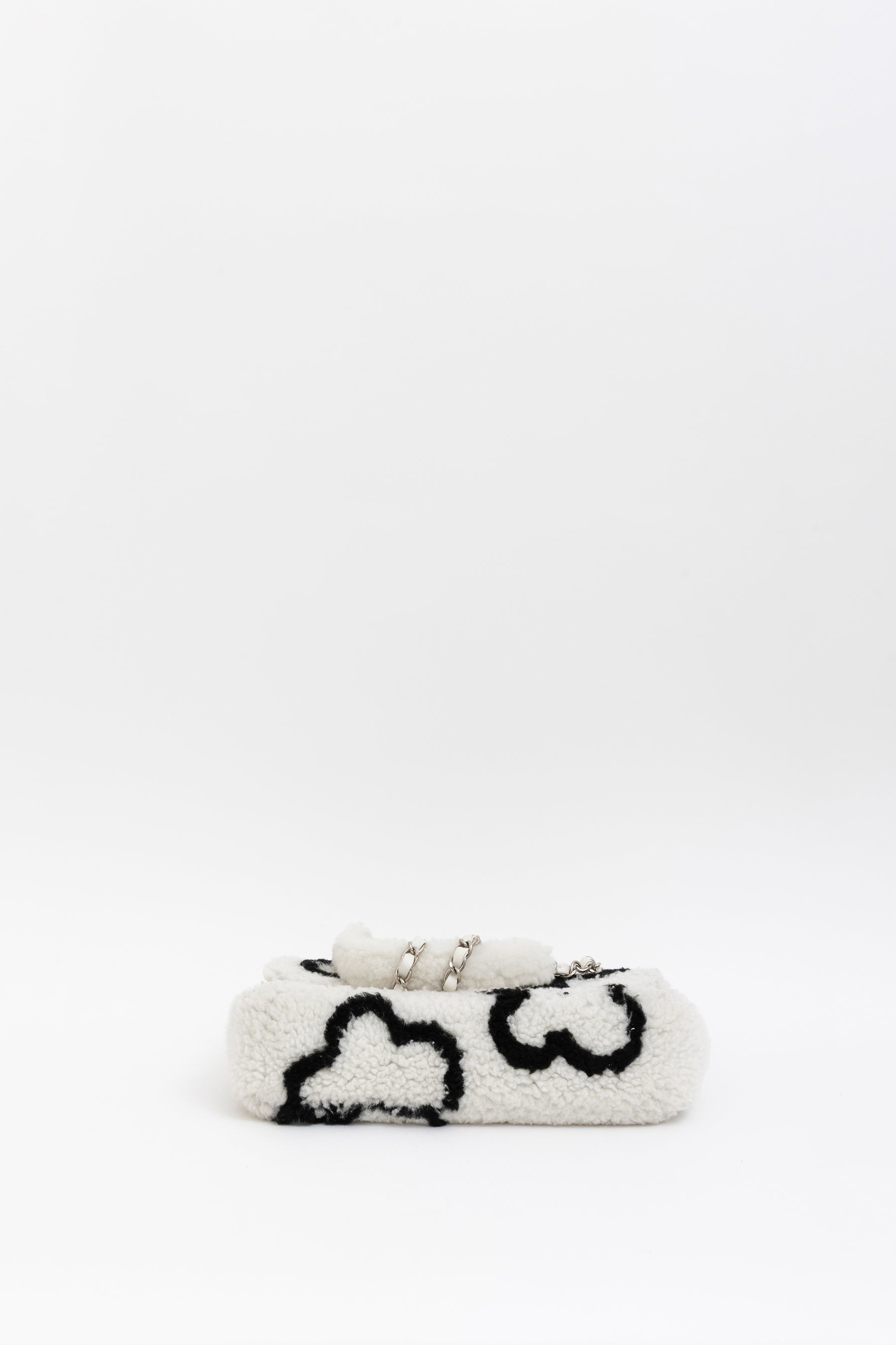Medium Shearling Flap Bag