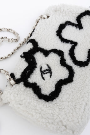 Medium Shearling Flap Bag