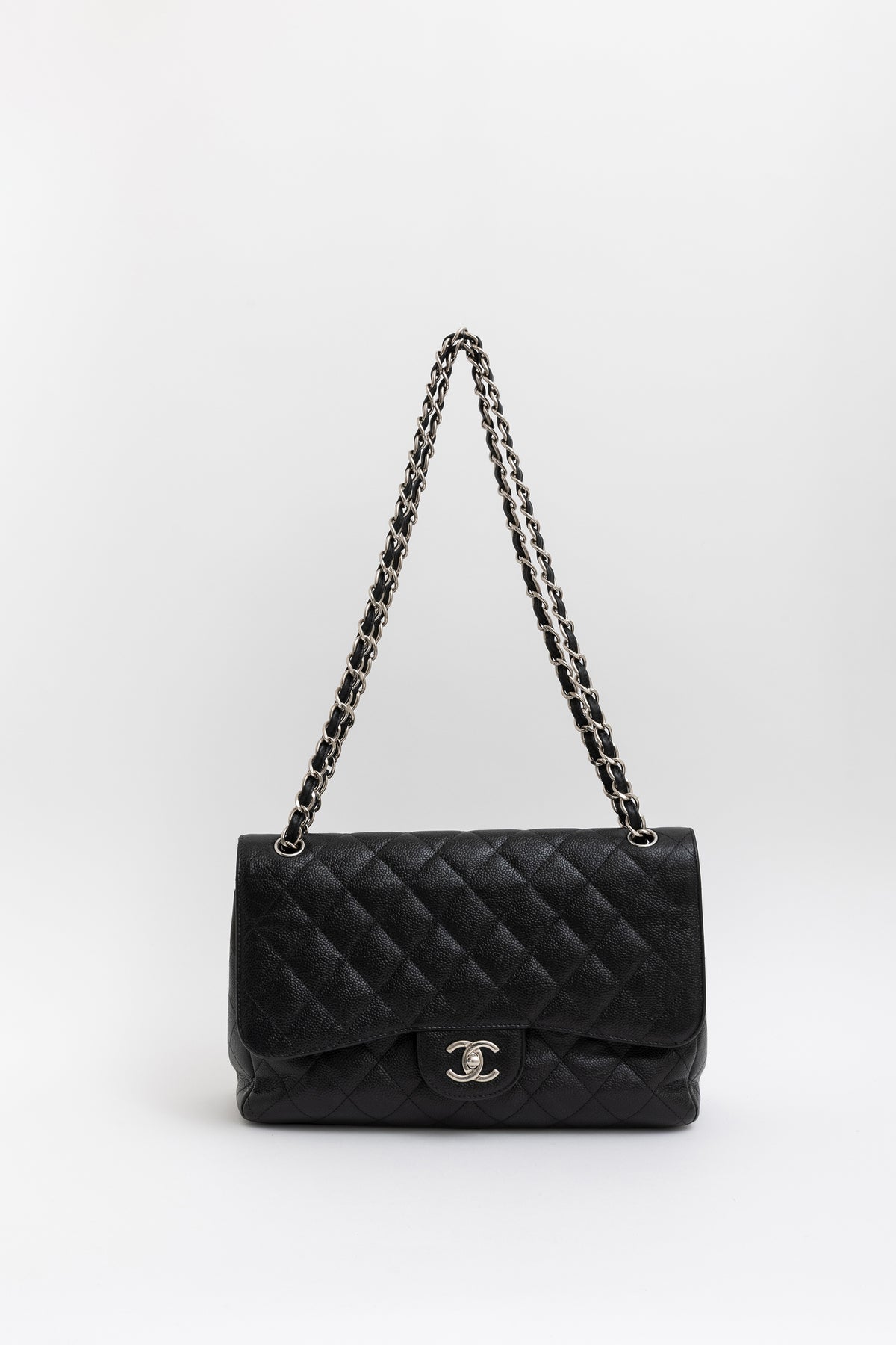 Caviar Large Classic Double Flap Bag