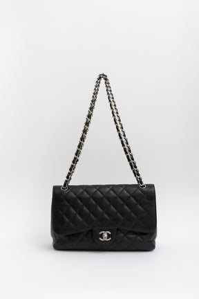 Caviar Large Classic Double Flap Bag