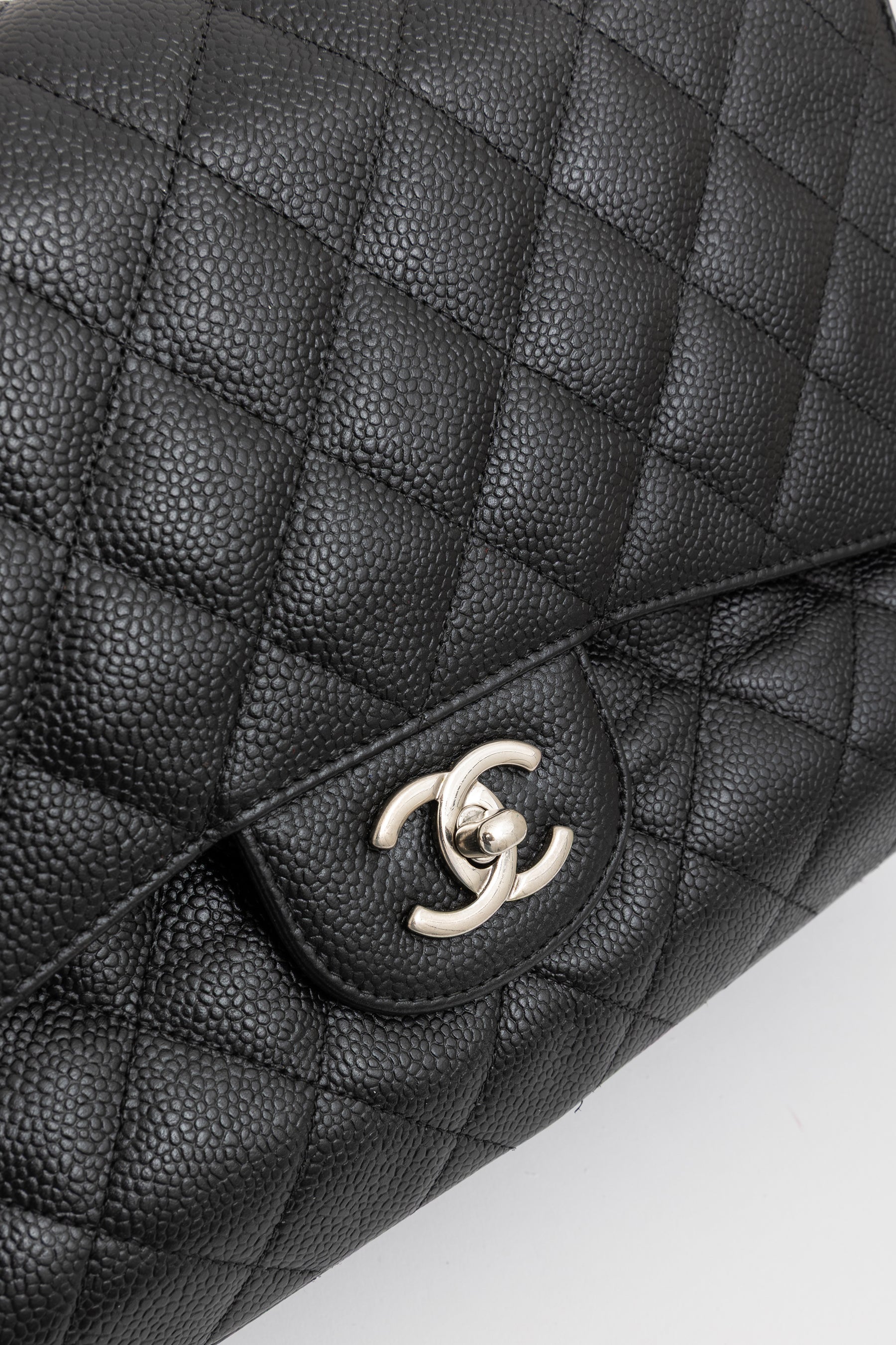 Caviar Large Classic Double Flap Bag