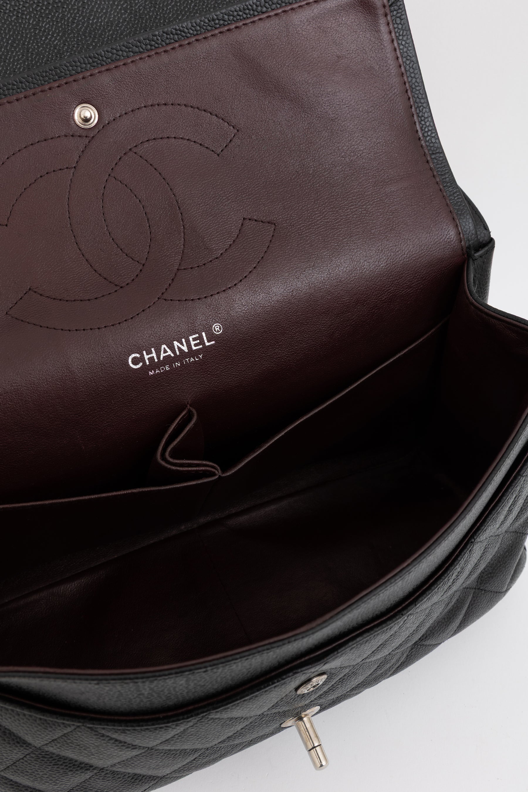 Caviar Large Classic Double Flap Bag