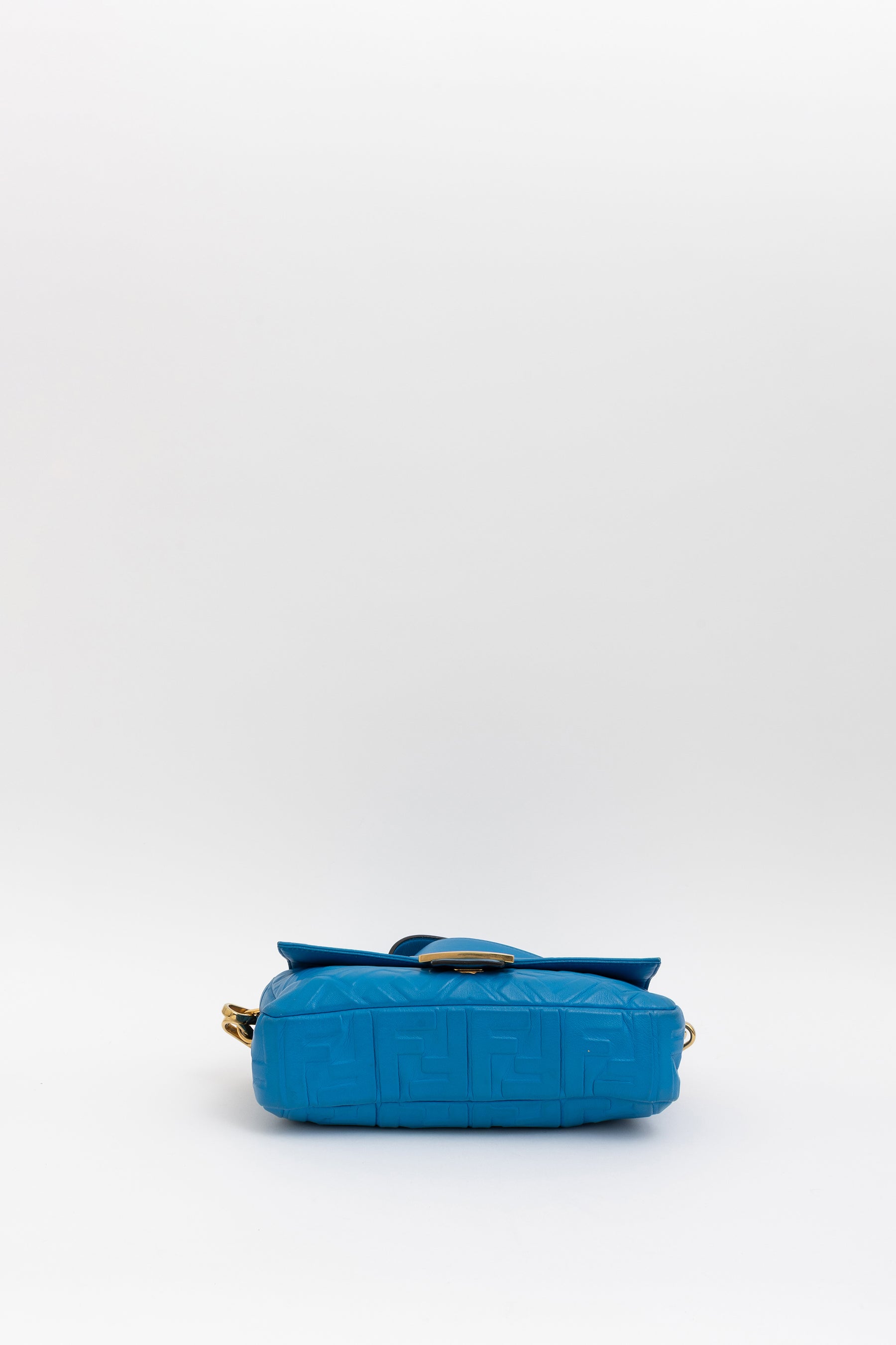 Embossed Logo Baguette Bag