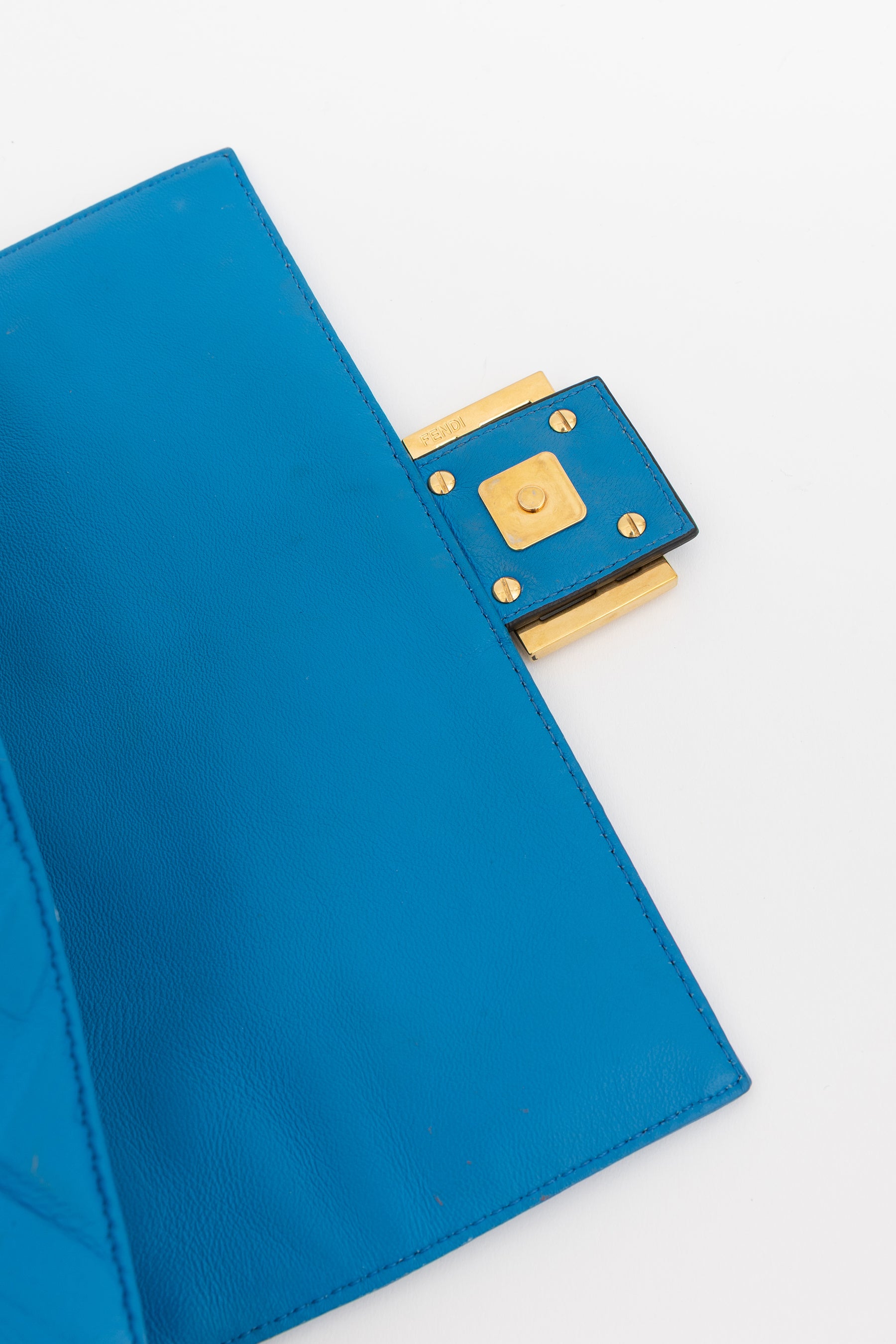 Embossed Logo Baguette Bag