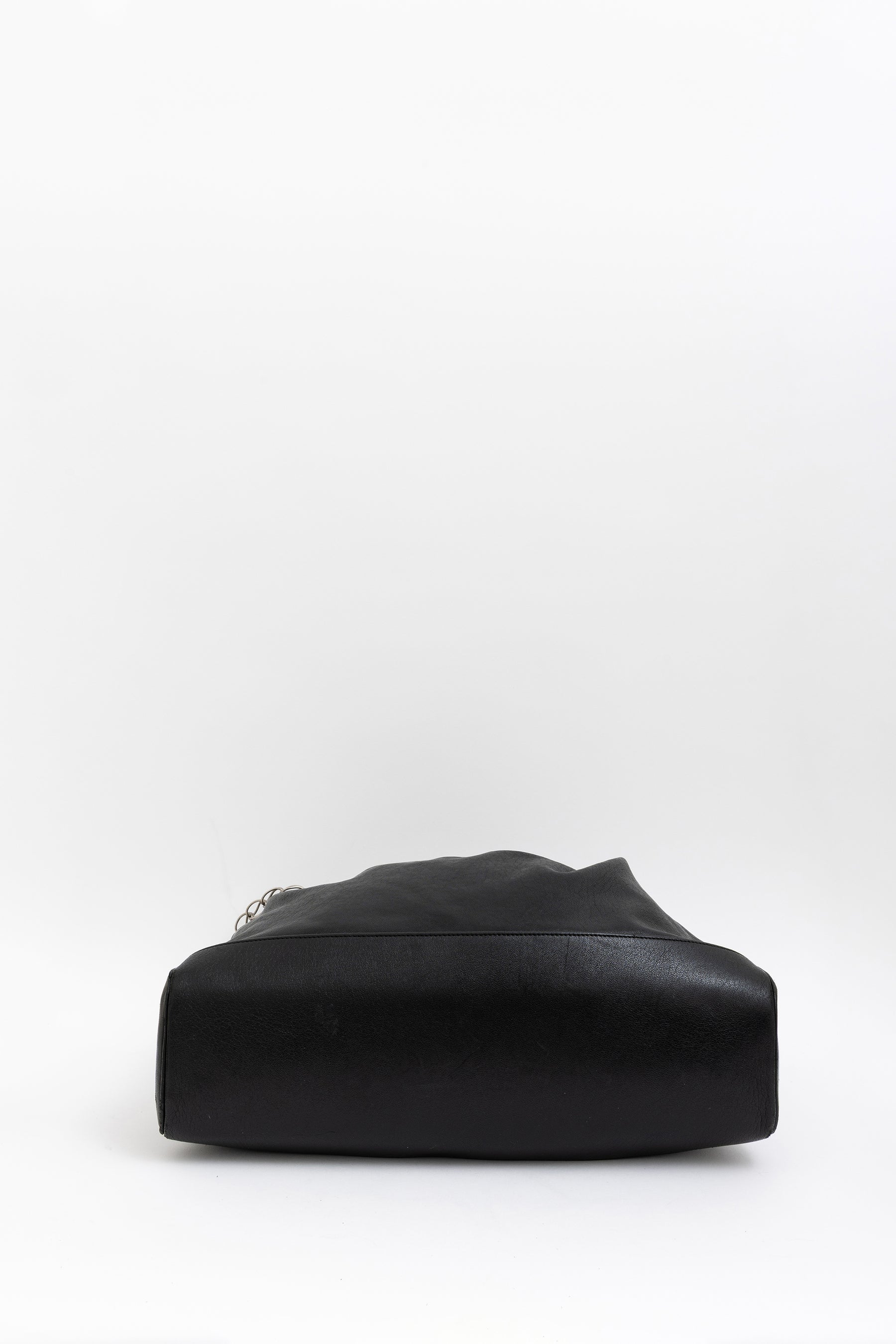 Hobo Bag with Silver Chain Strap
