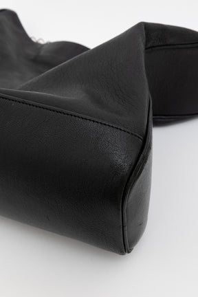 Hobo Bag with Silver Chain Strap