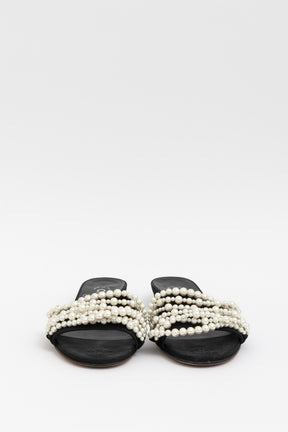 Pearl Embellished Slides